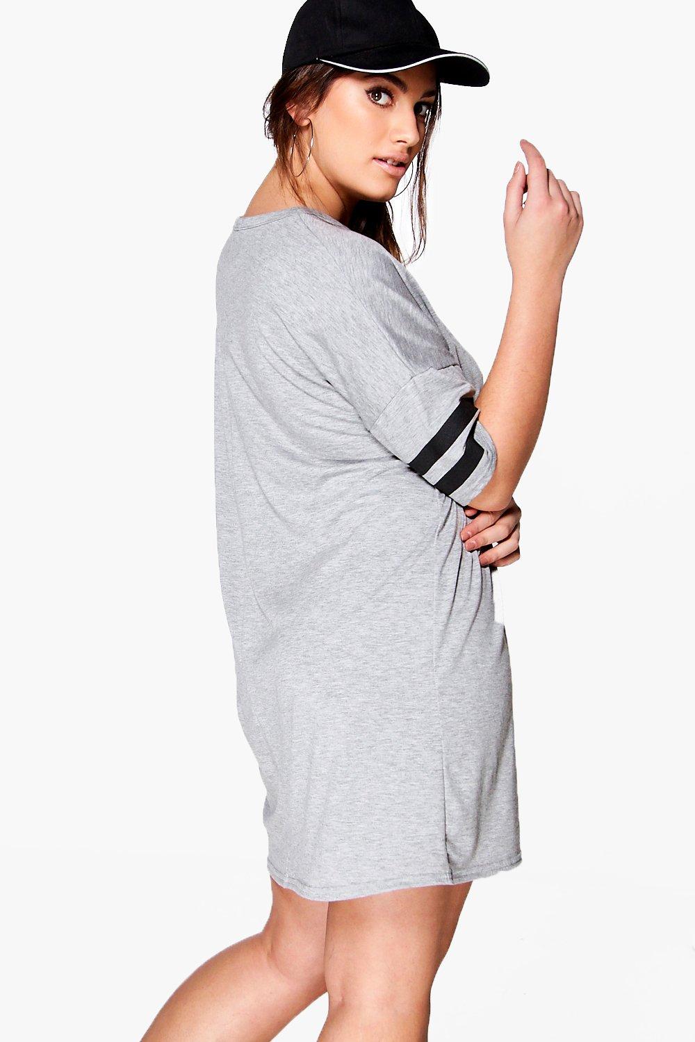 oversized baseball t shirt dress