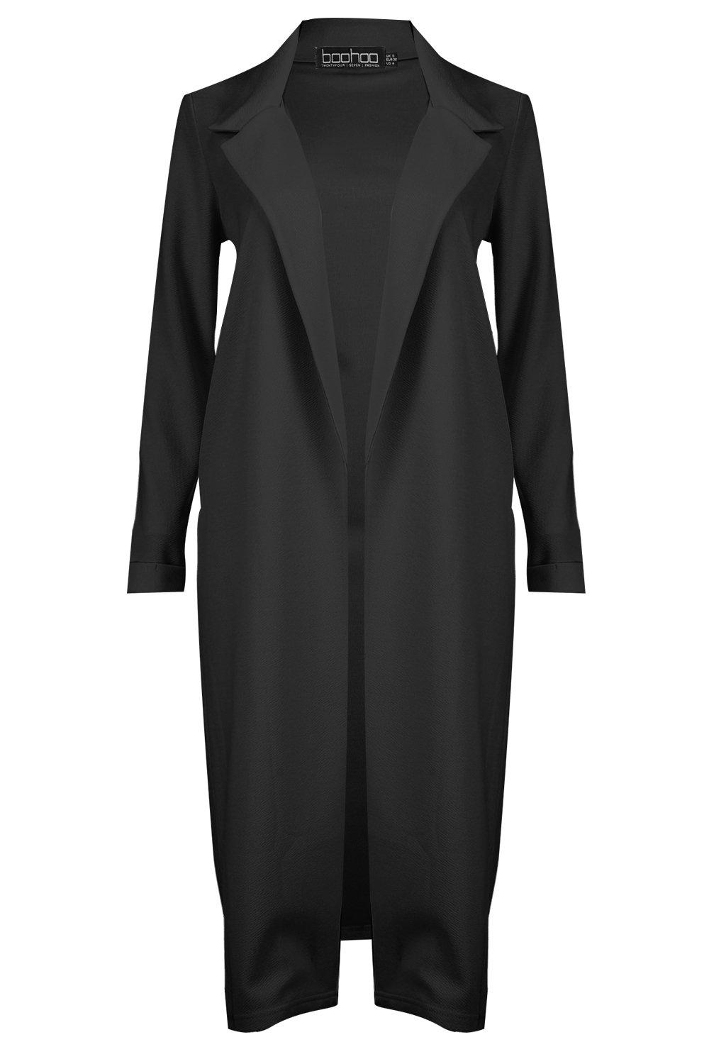 Boohoo duster 2024 coat petite