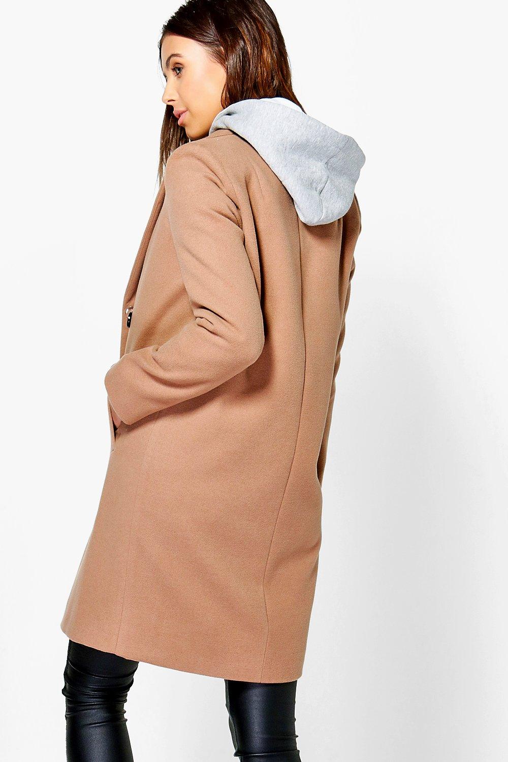 Boohoo duster coat petite sale