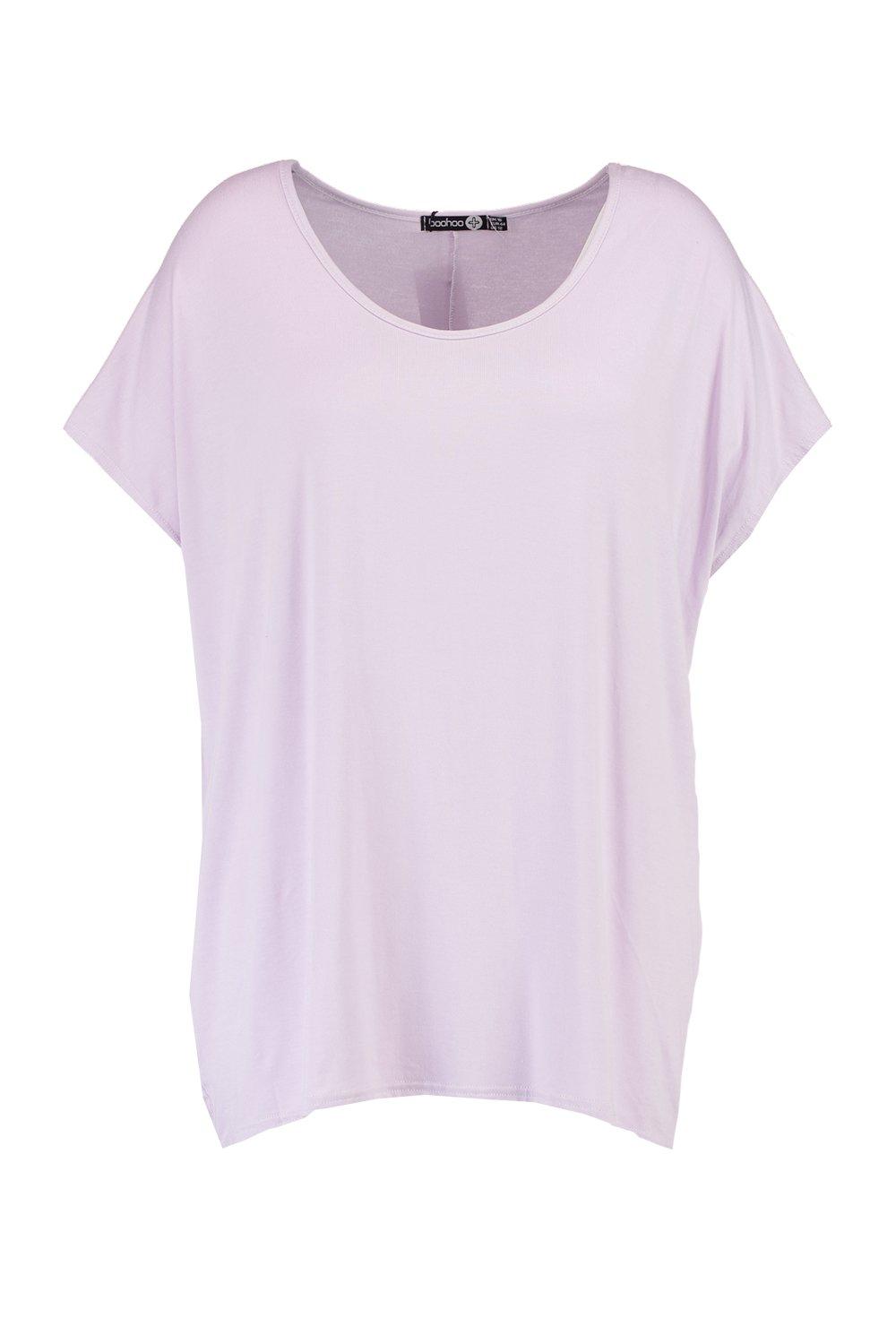 boohoo Plus Oversized T-Shirt - Pink - Size 20