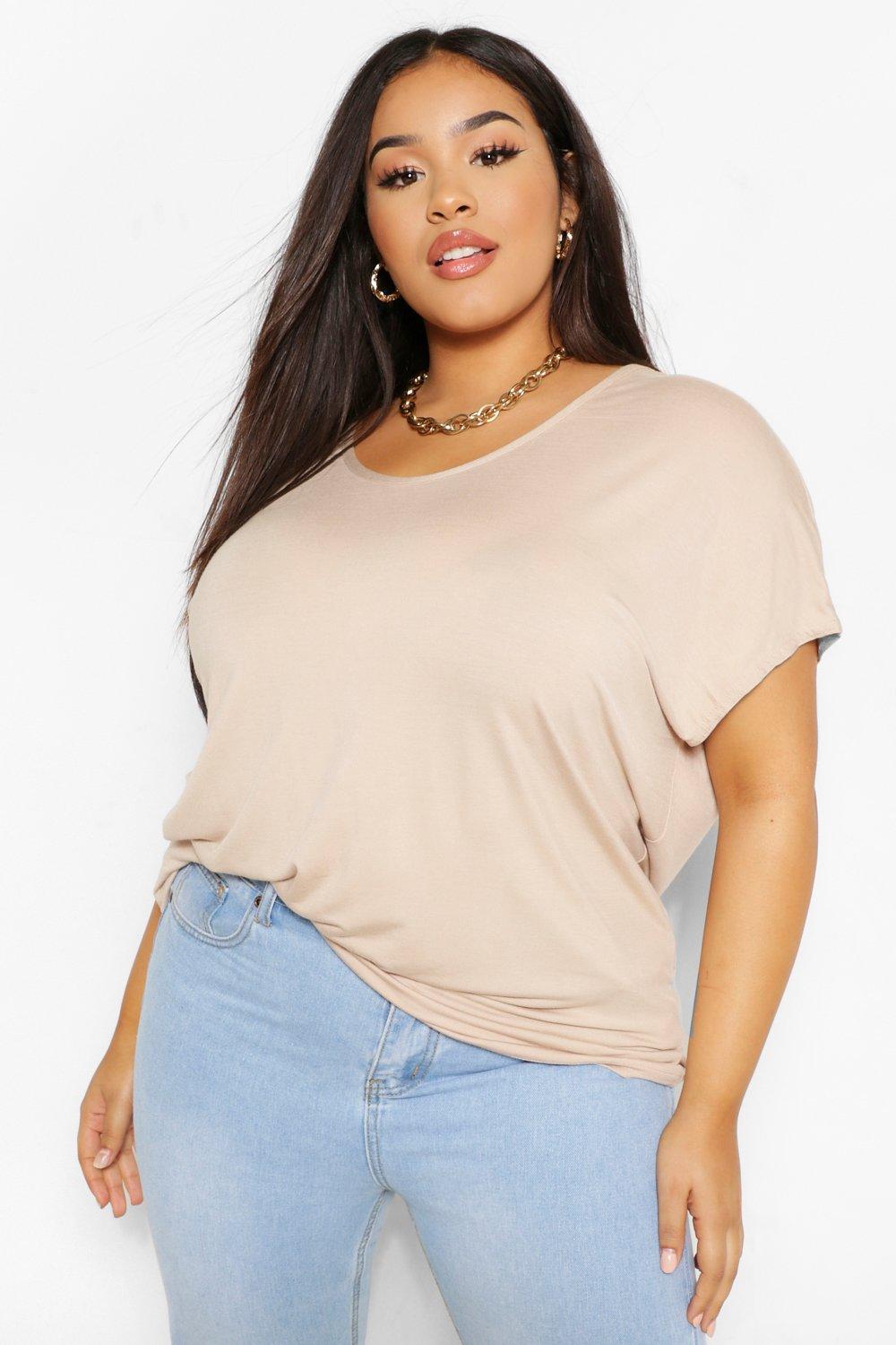 boohoo tops plus