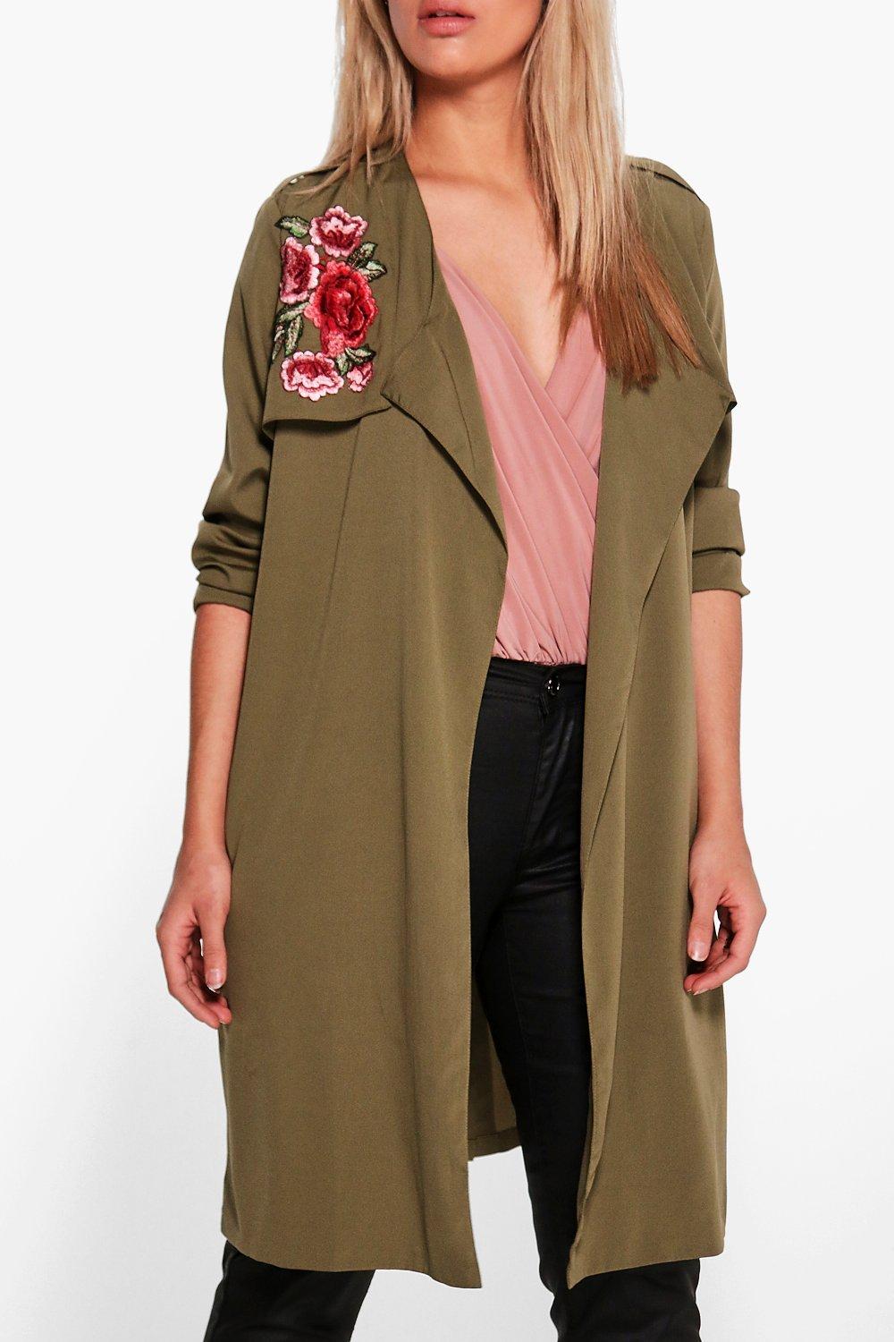 Embroidered duster clearance coat