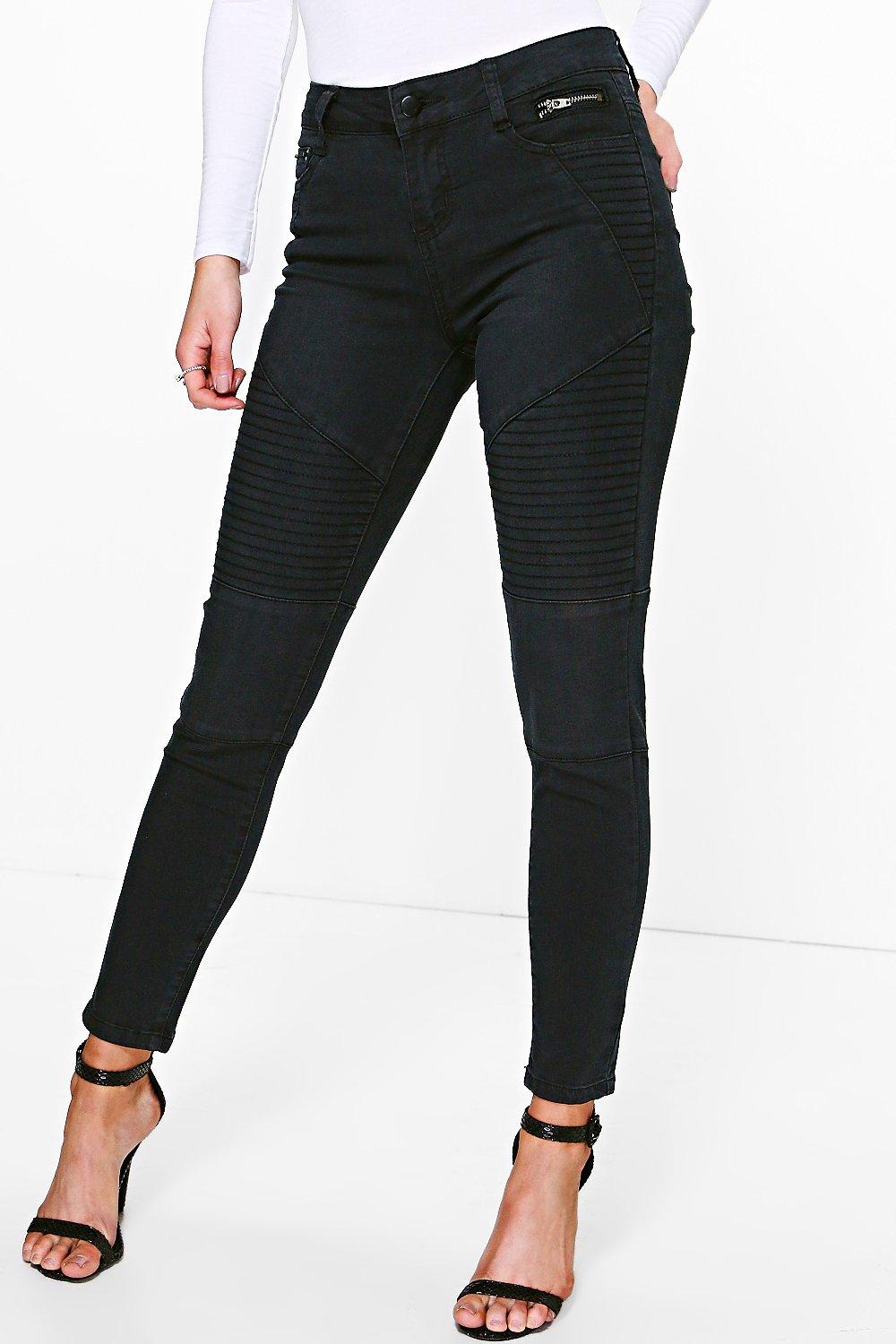 petite biker jeans
