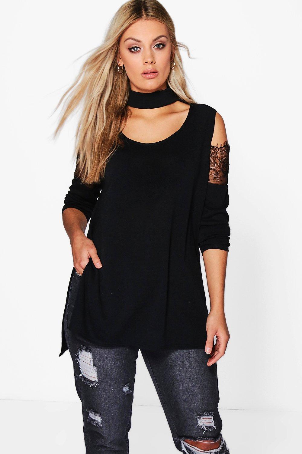 boohoo plus size jumpers