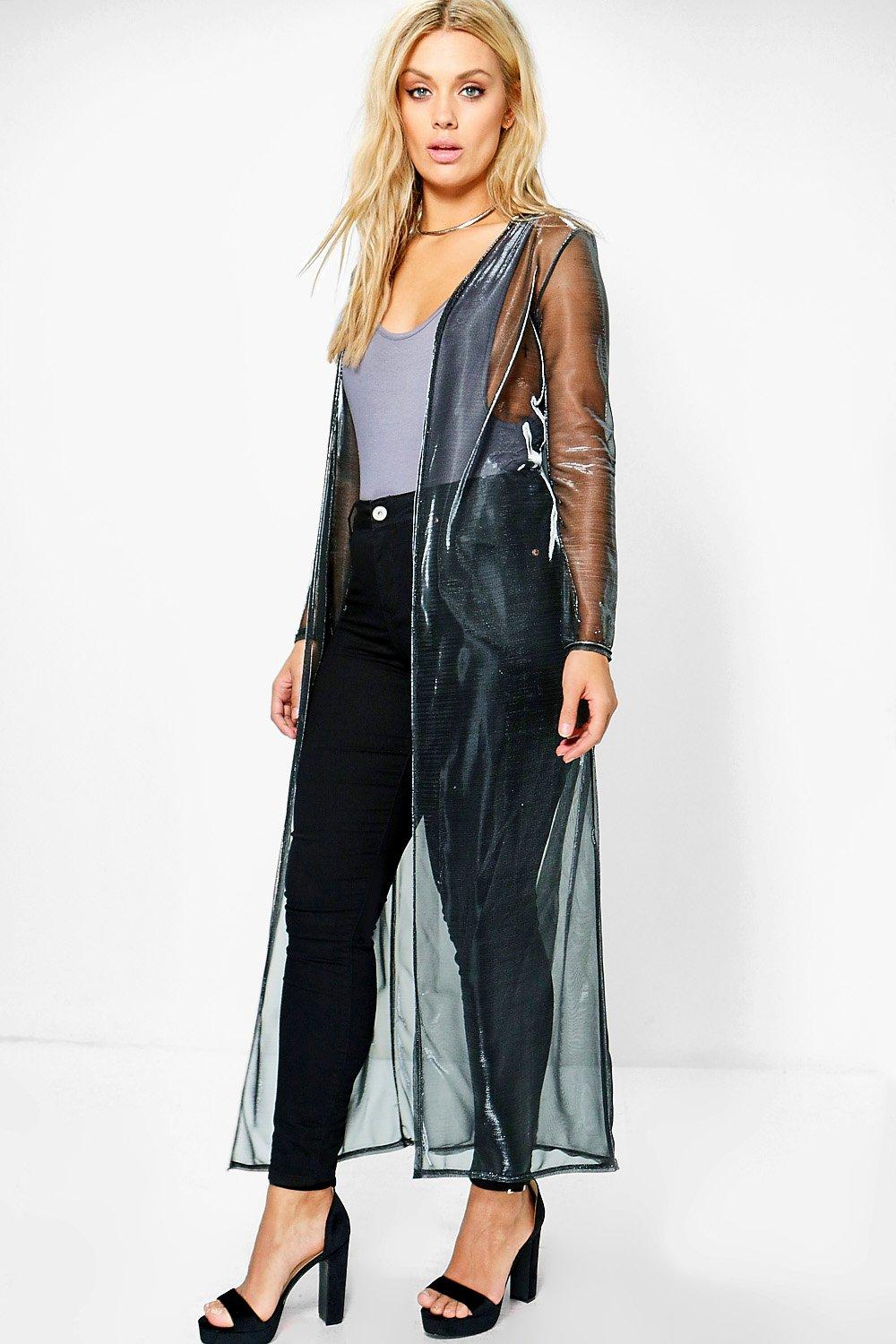 Sheer duster outlet coat