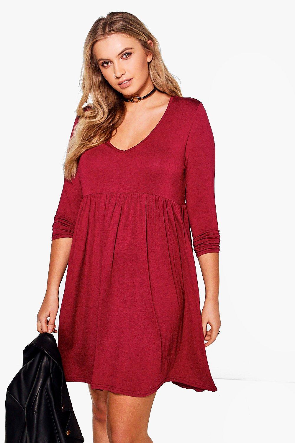 long sleeve curve dress