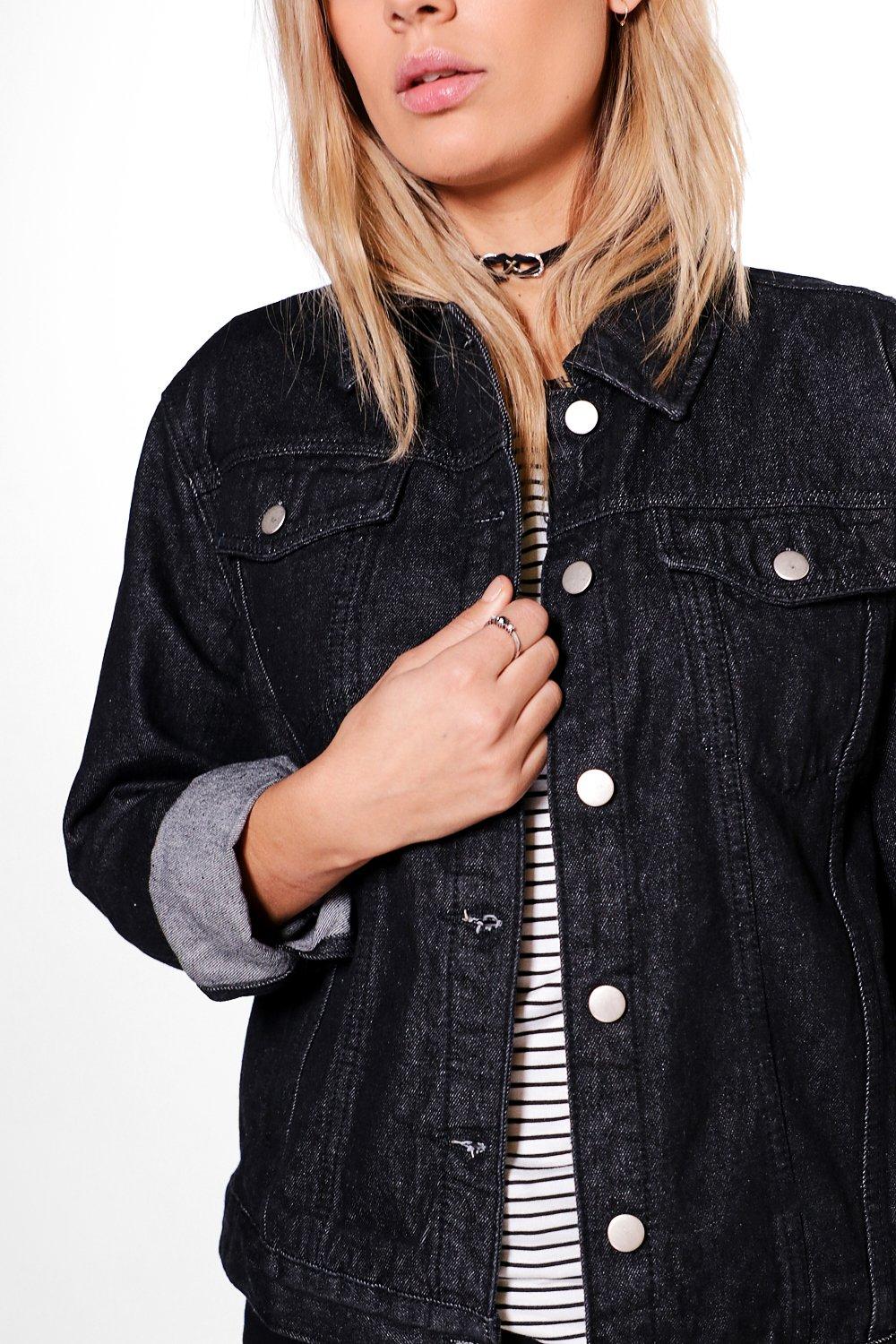 charcoal denim jacket