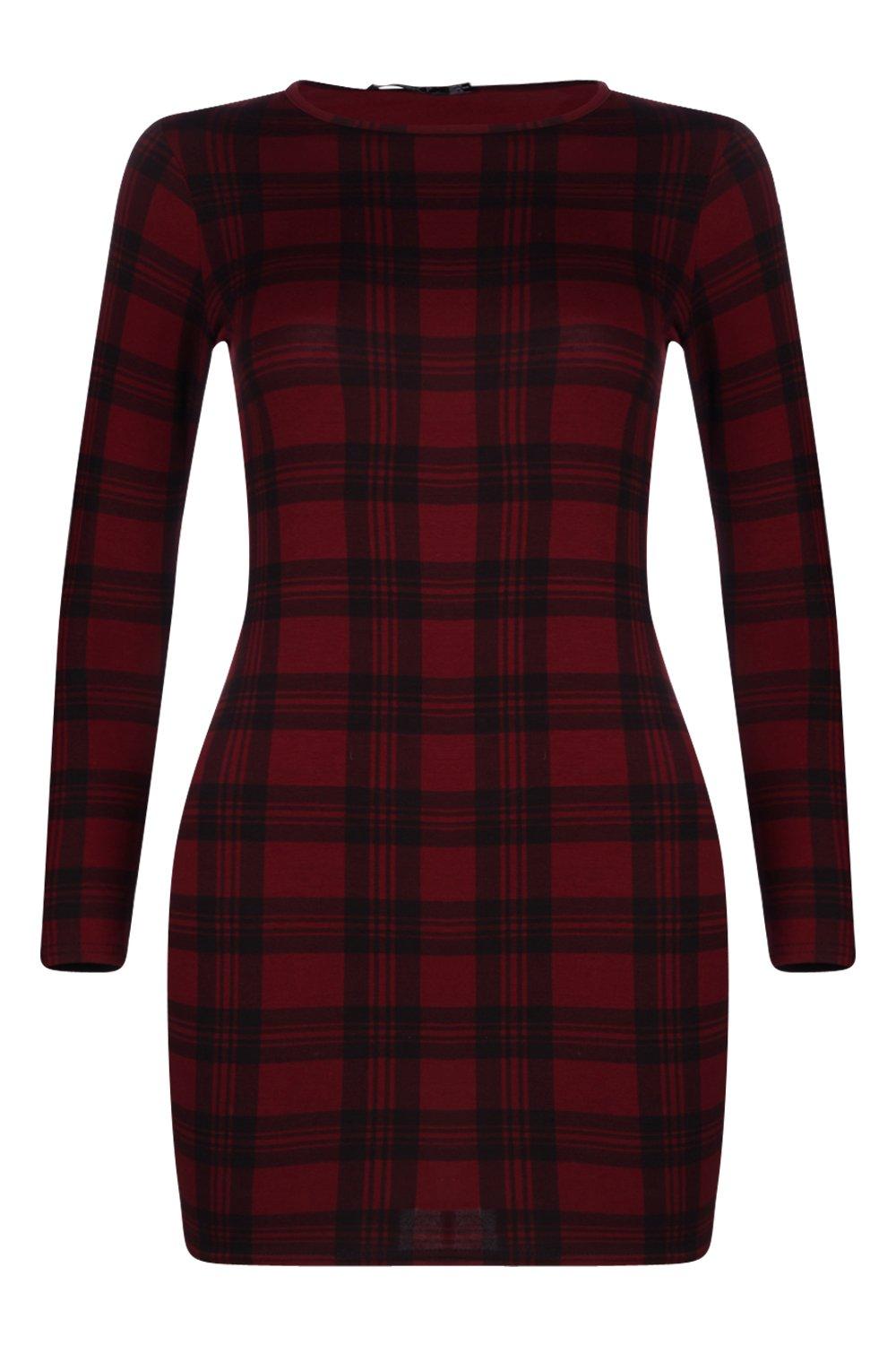 petite tartan dress