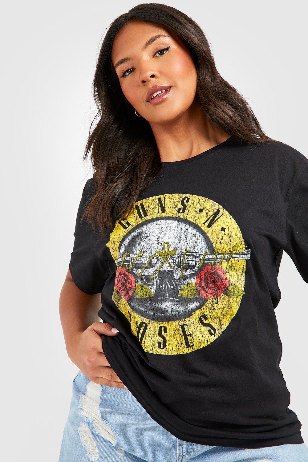 Forventer sommer Vuggeviser Plus Guns N Roses Band T-Shirt | boohoo