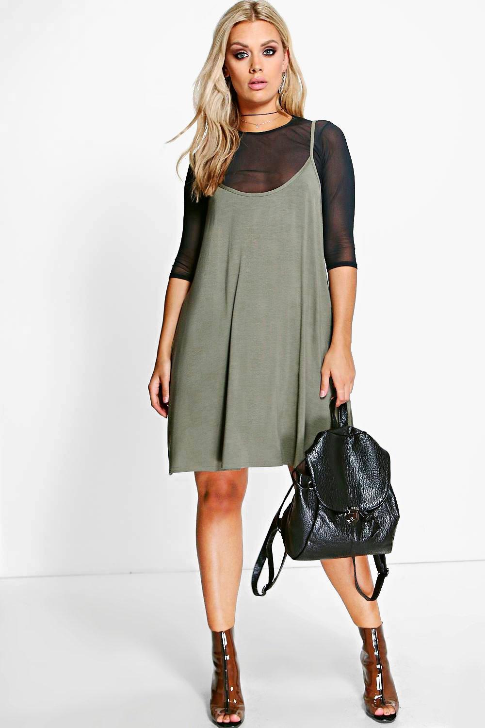 boohoo 2 in 1 dress