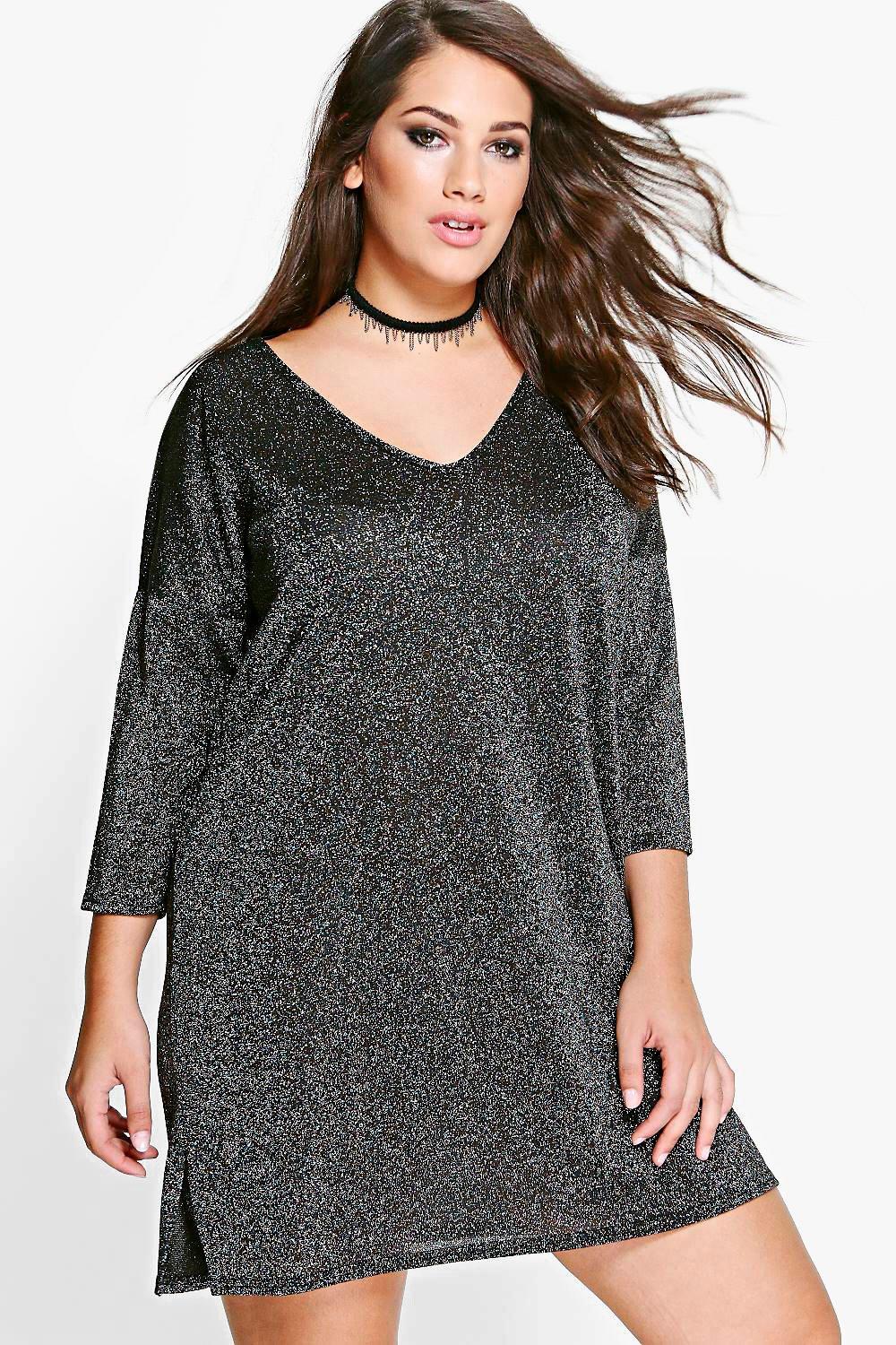 glitter jumper dress