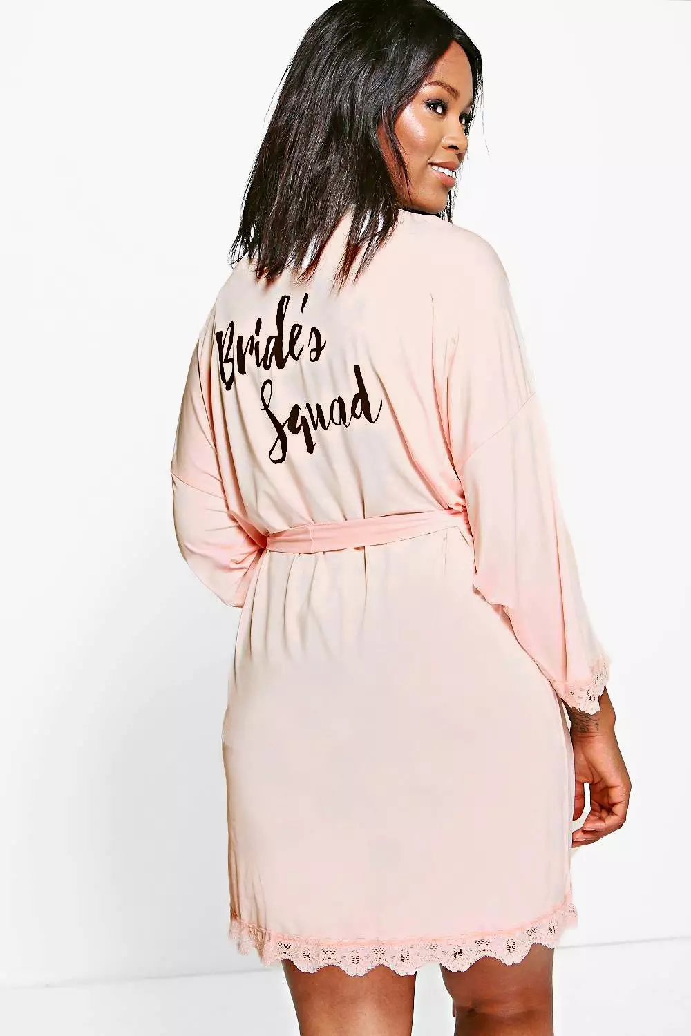 Boohoo plus outlet robe