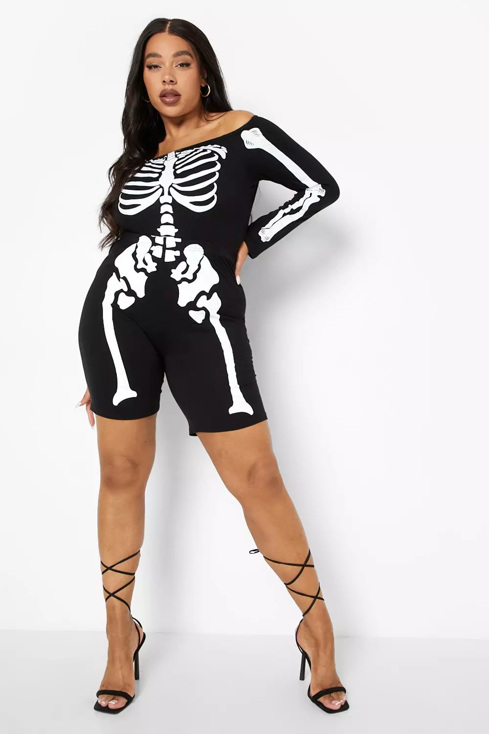 Pretty little thing skeleton hot sale bodysuit