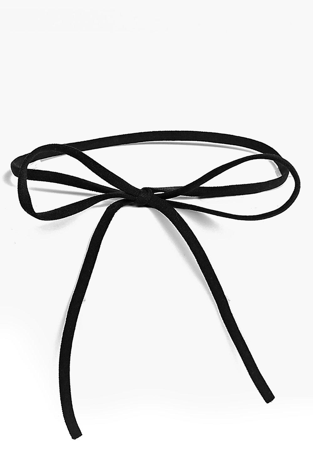 Multi Tie Bow Choker Necklace