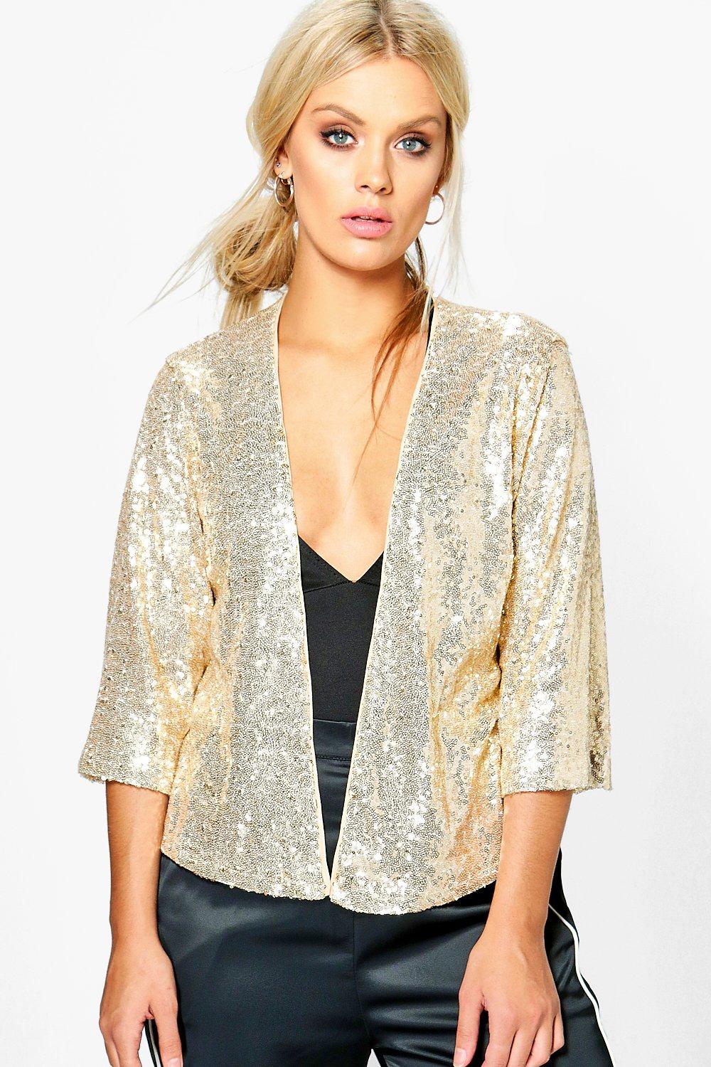 Gold kimono outlet jacket