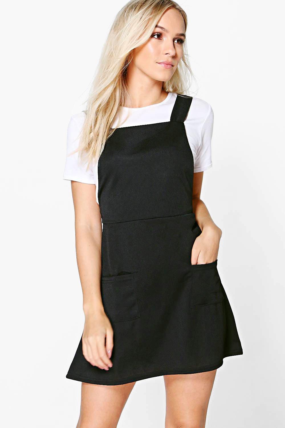 petite pinafore dress