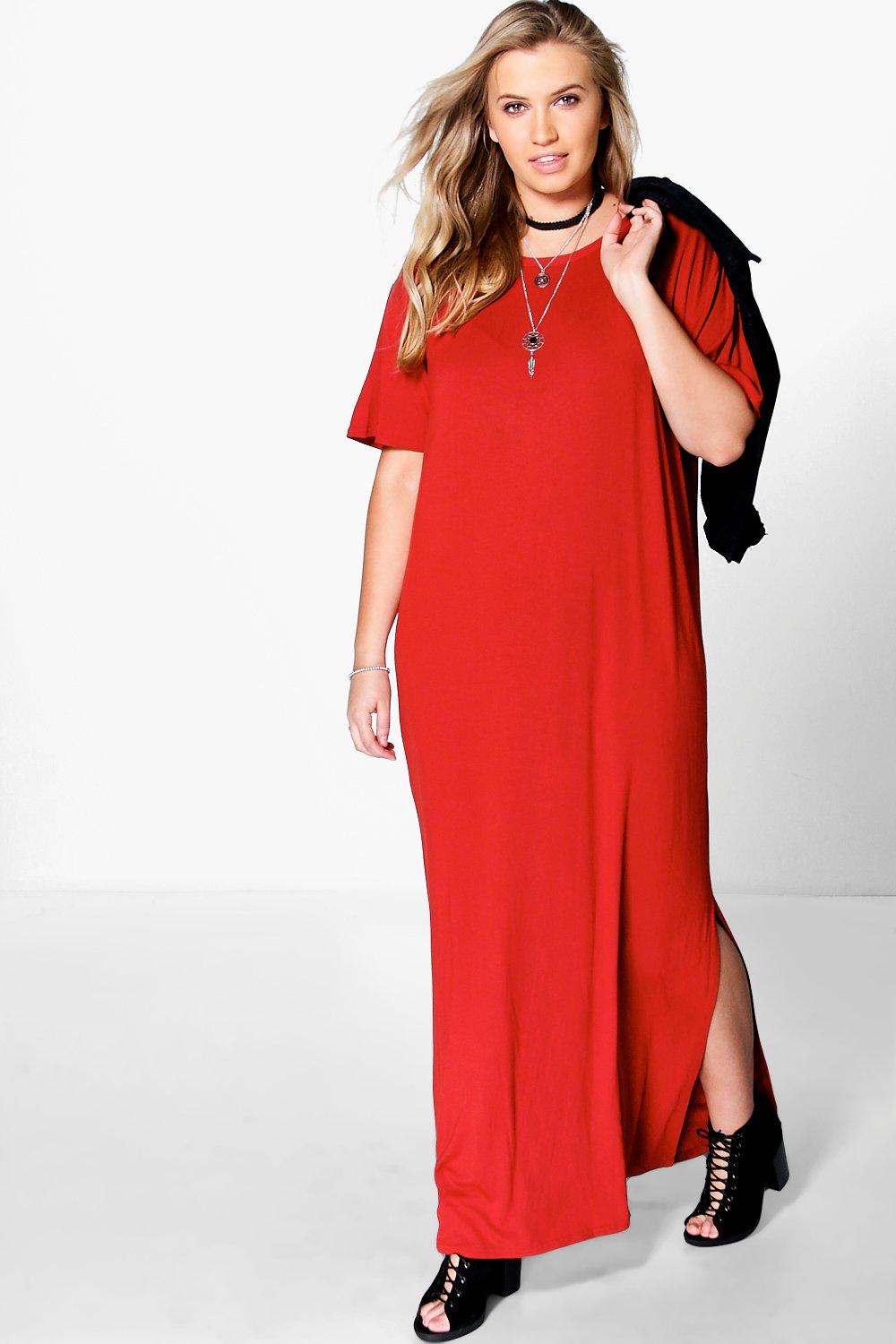 boohoo plus size maxi dress