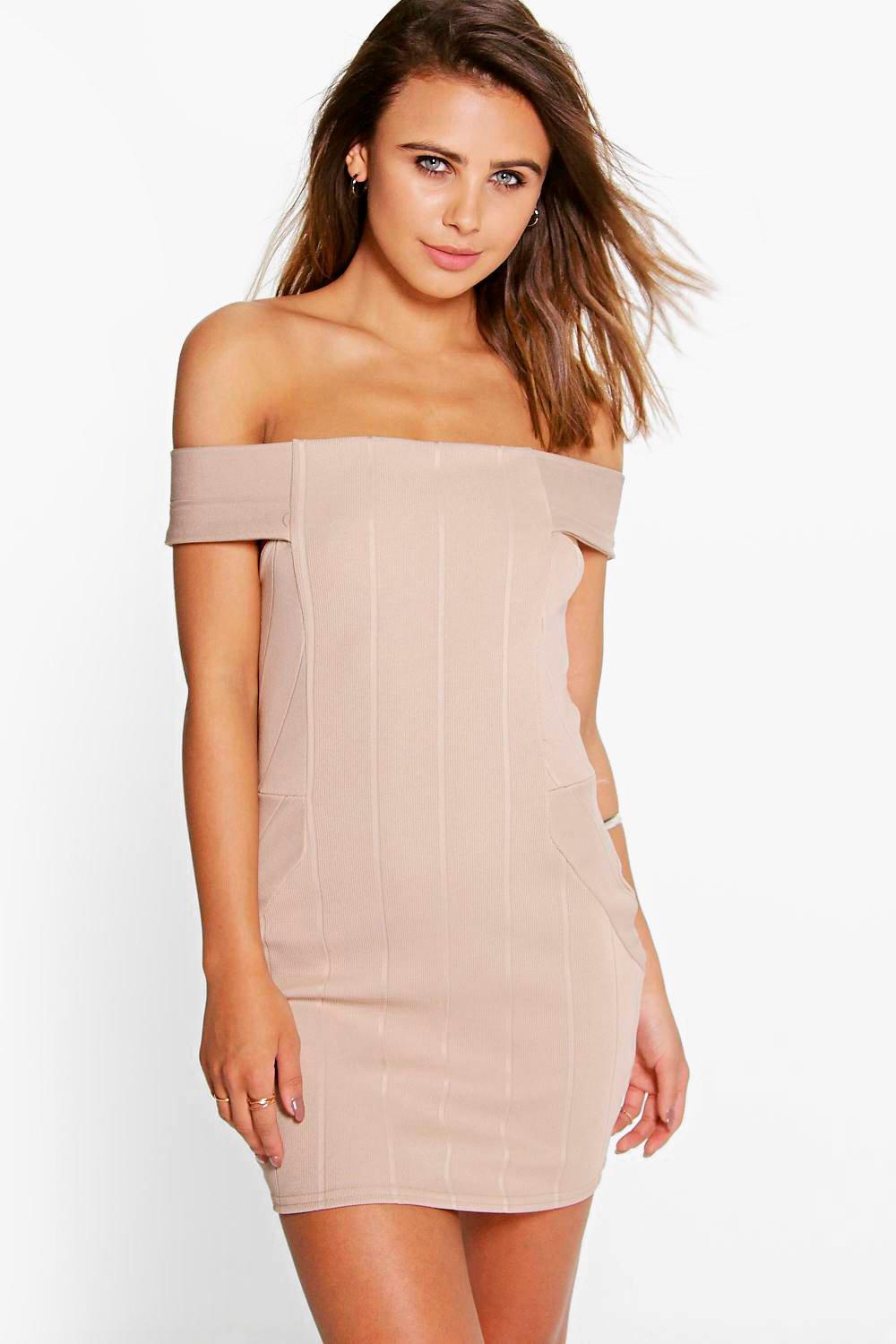 bardot bandage dress