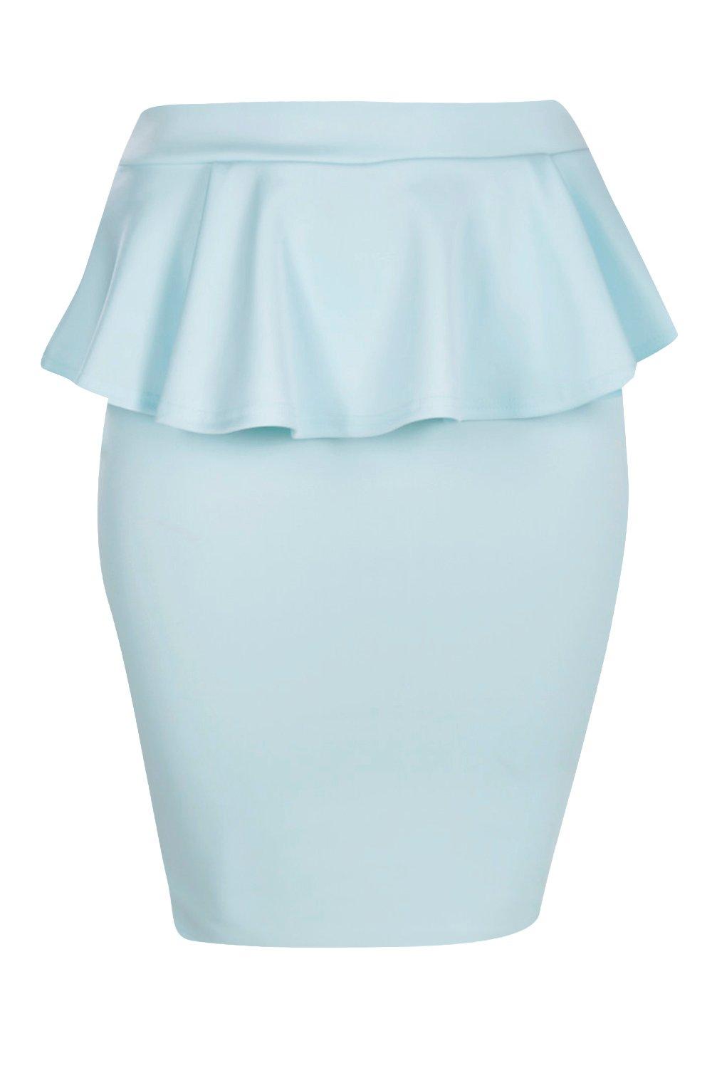 peplum skirt boohoo