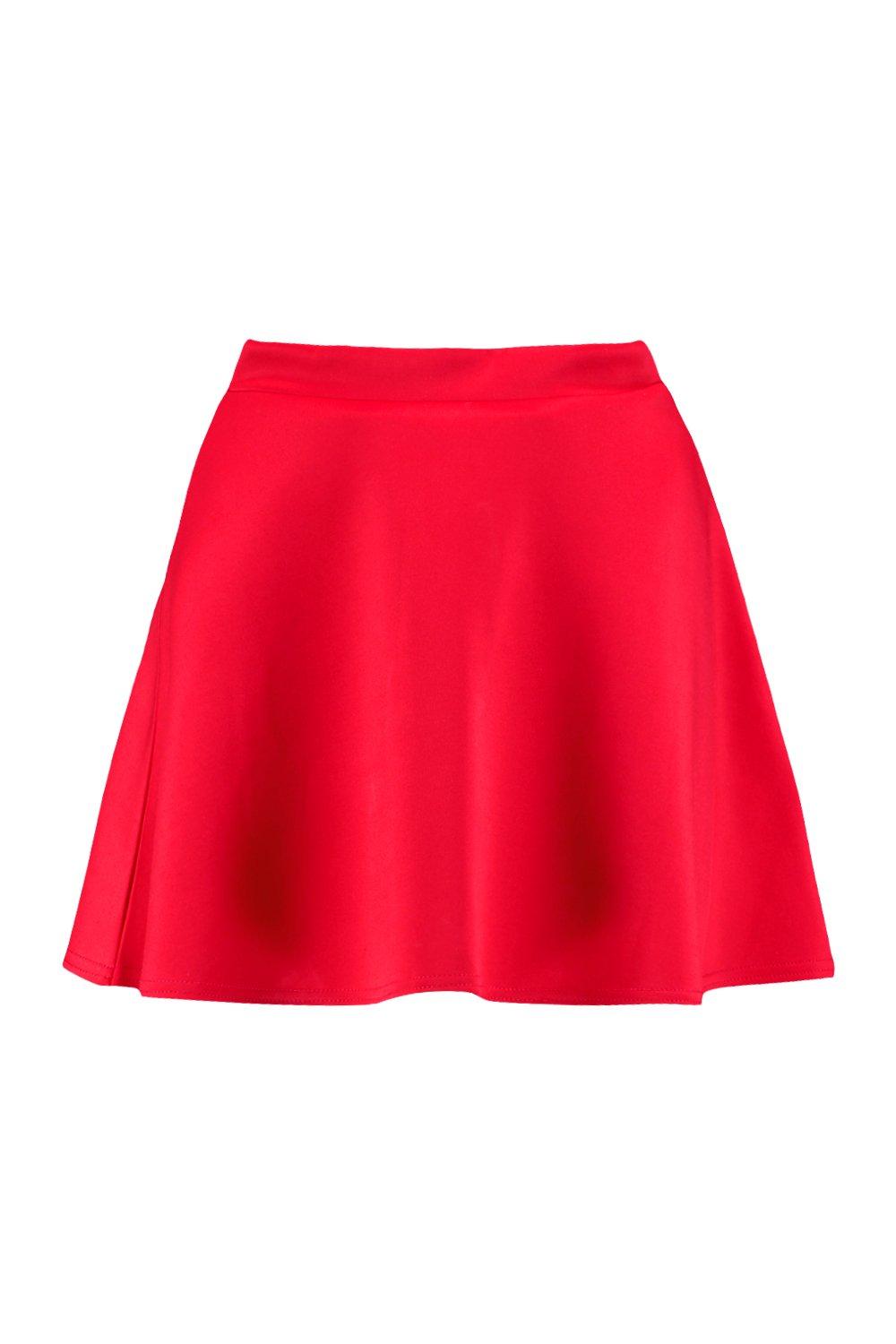 Petite Color Pop Skater Skirt