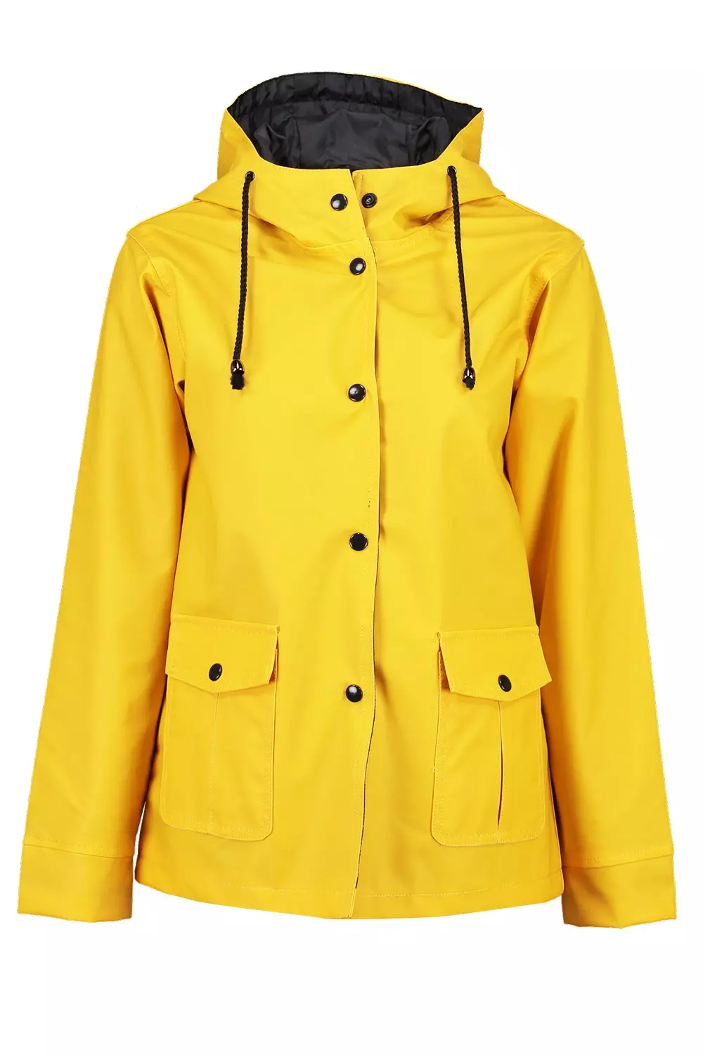 Boohoo 2025 yellow raincoat