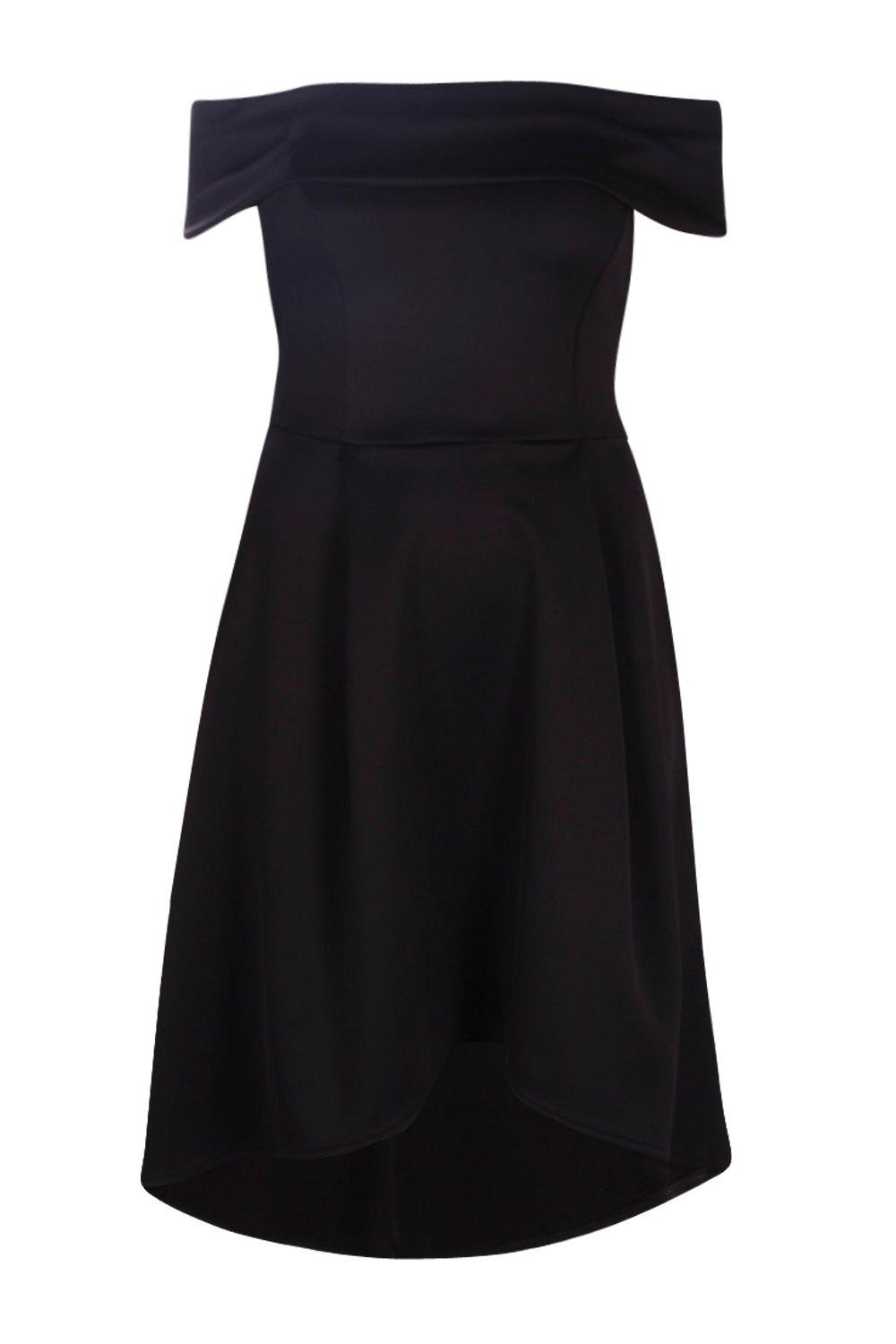 Women's Plus Double Layer Midi Dress