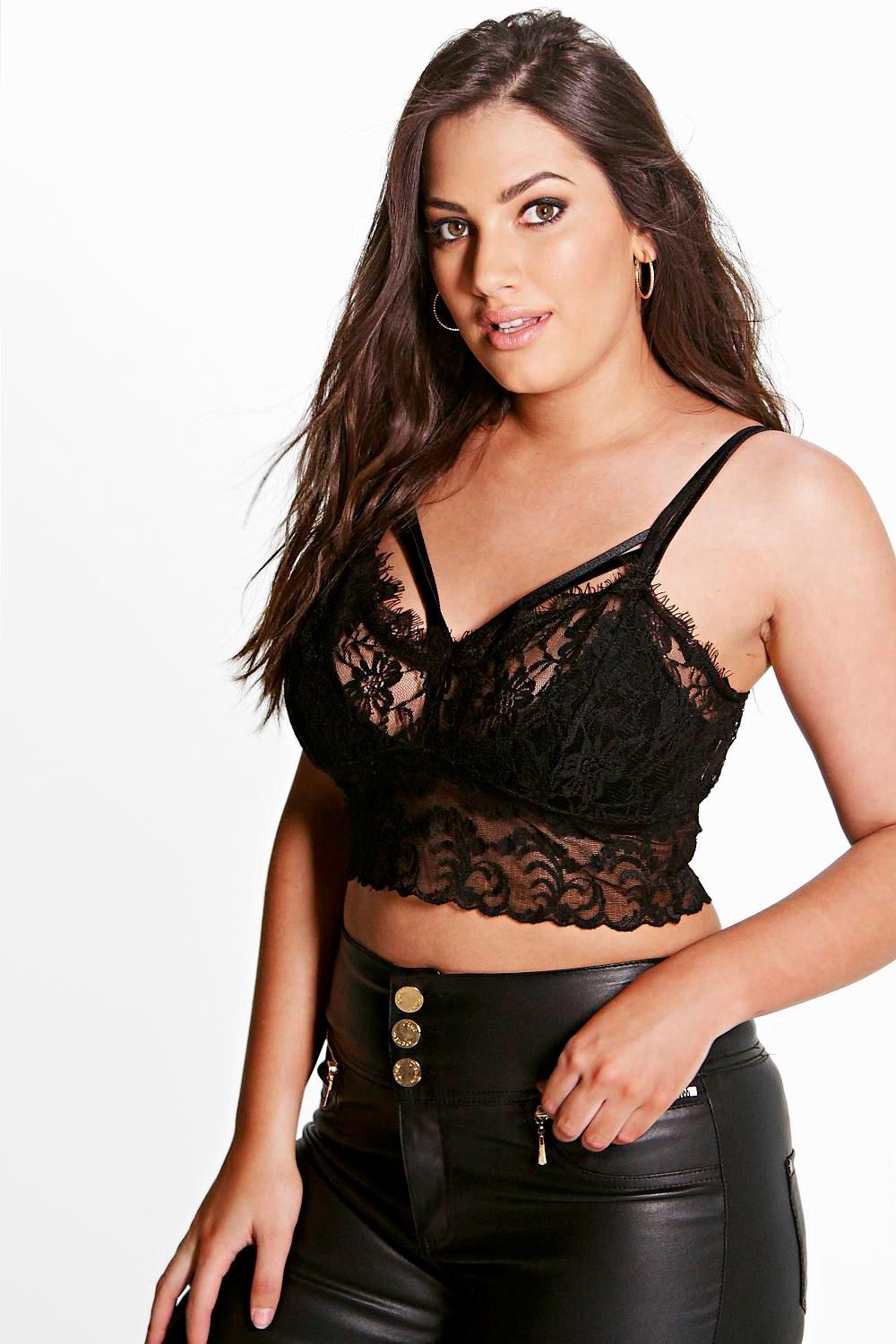 plus lace bralette