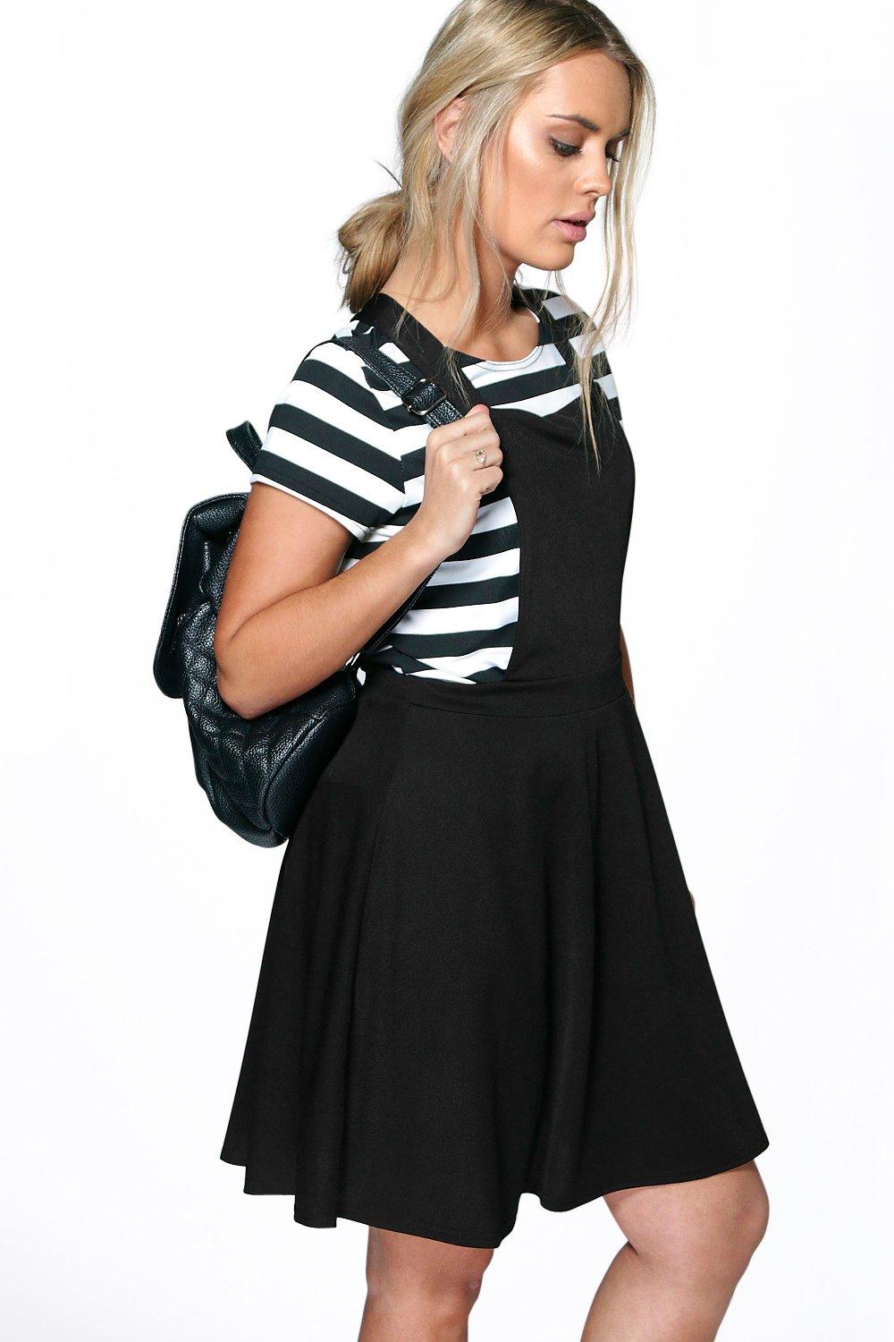 boohoo plus skater dress