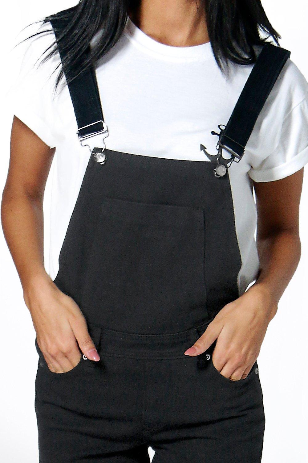 Black store jean overalls