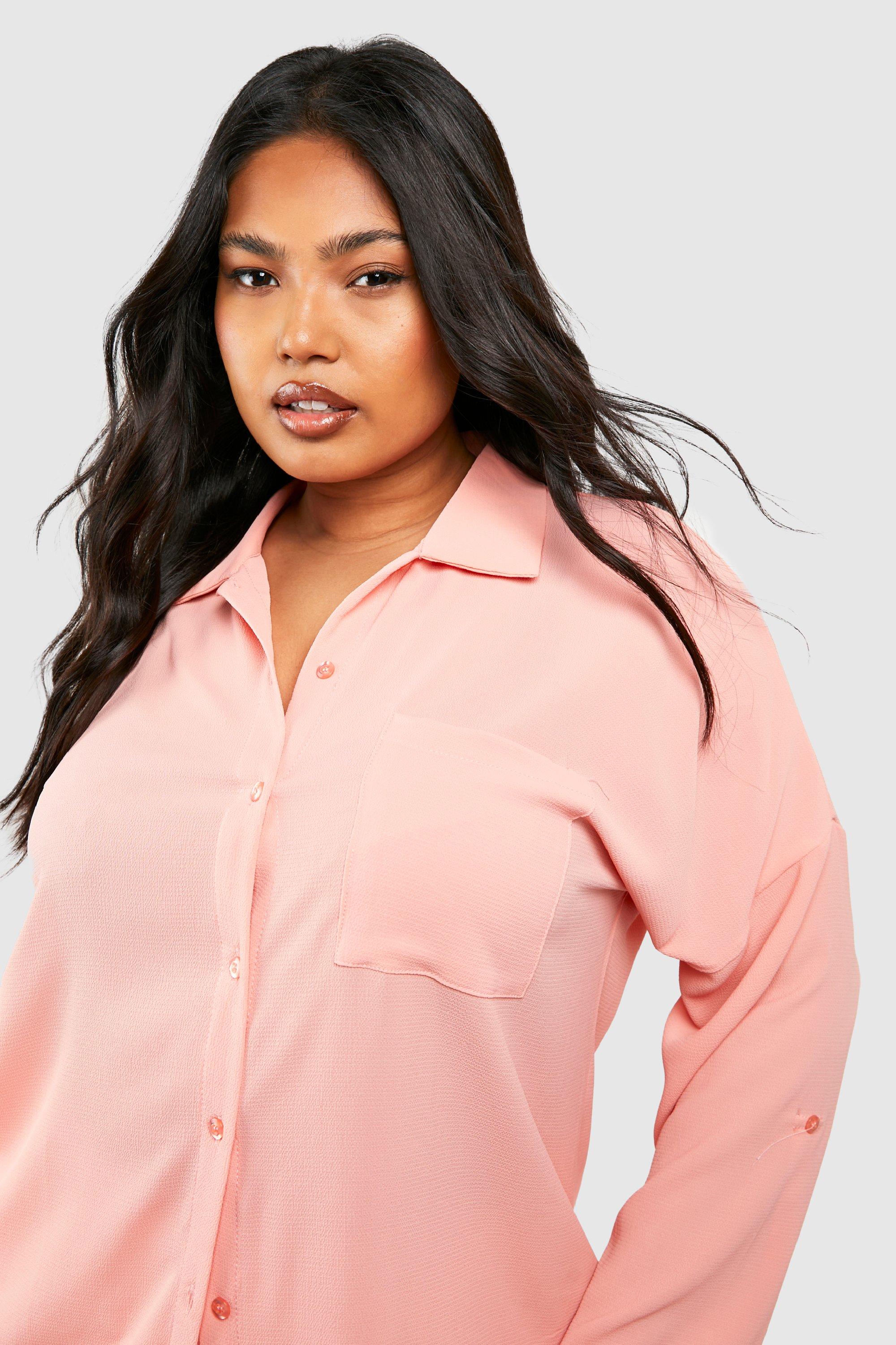 Rust pink cheap shirt womens