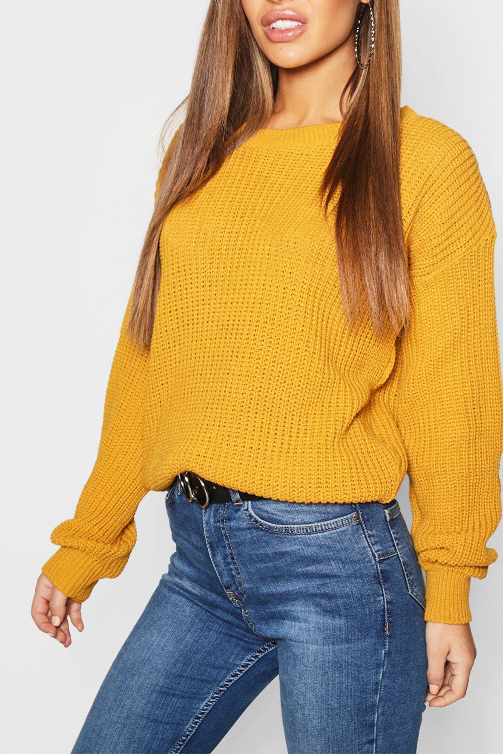 Tall Basic Recycled Waffle Knit Sweater