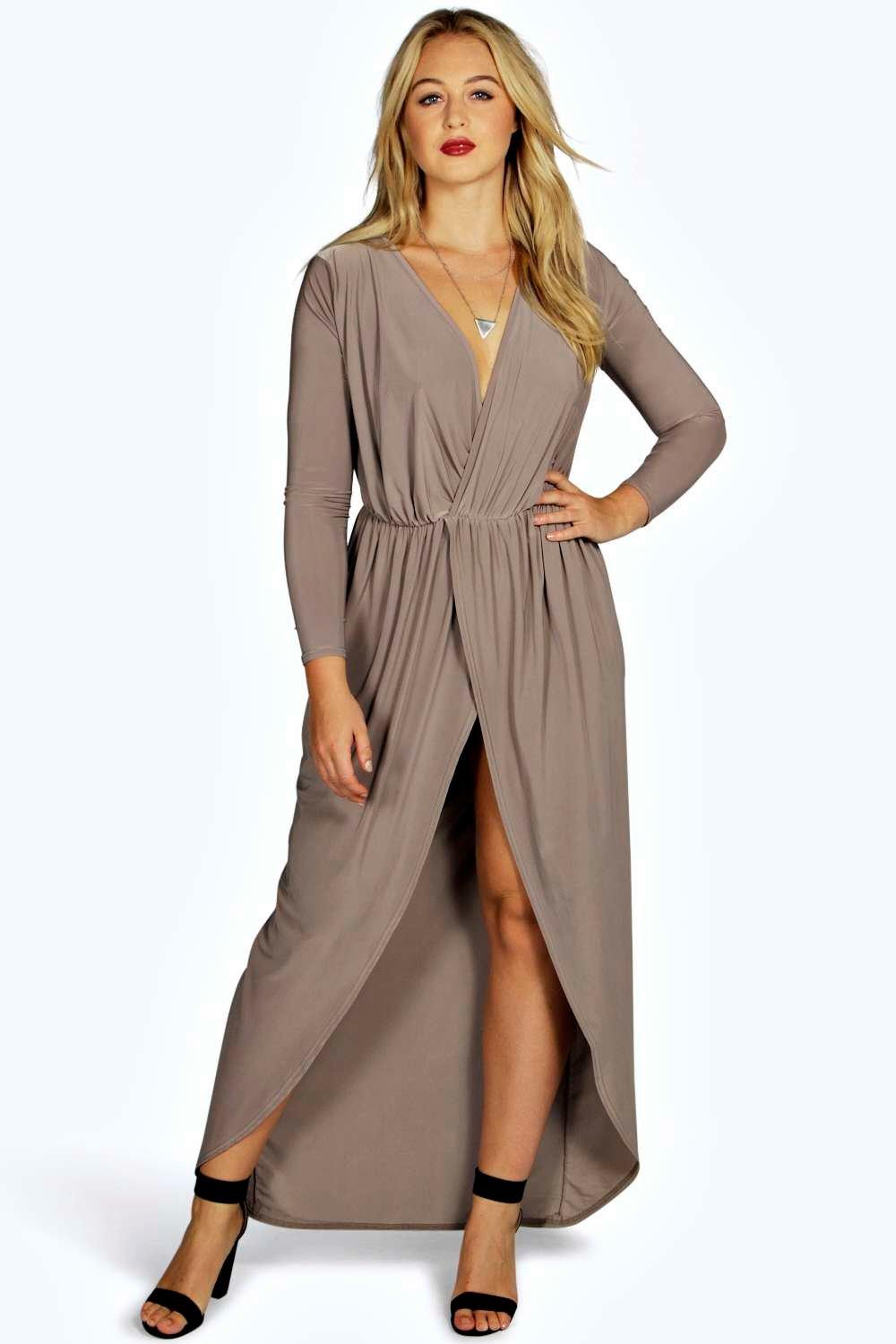 boohoo maxi dresses plus size