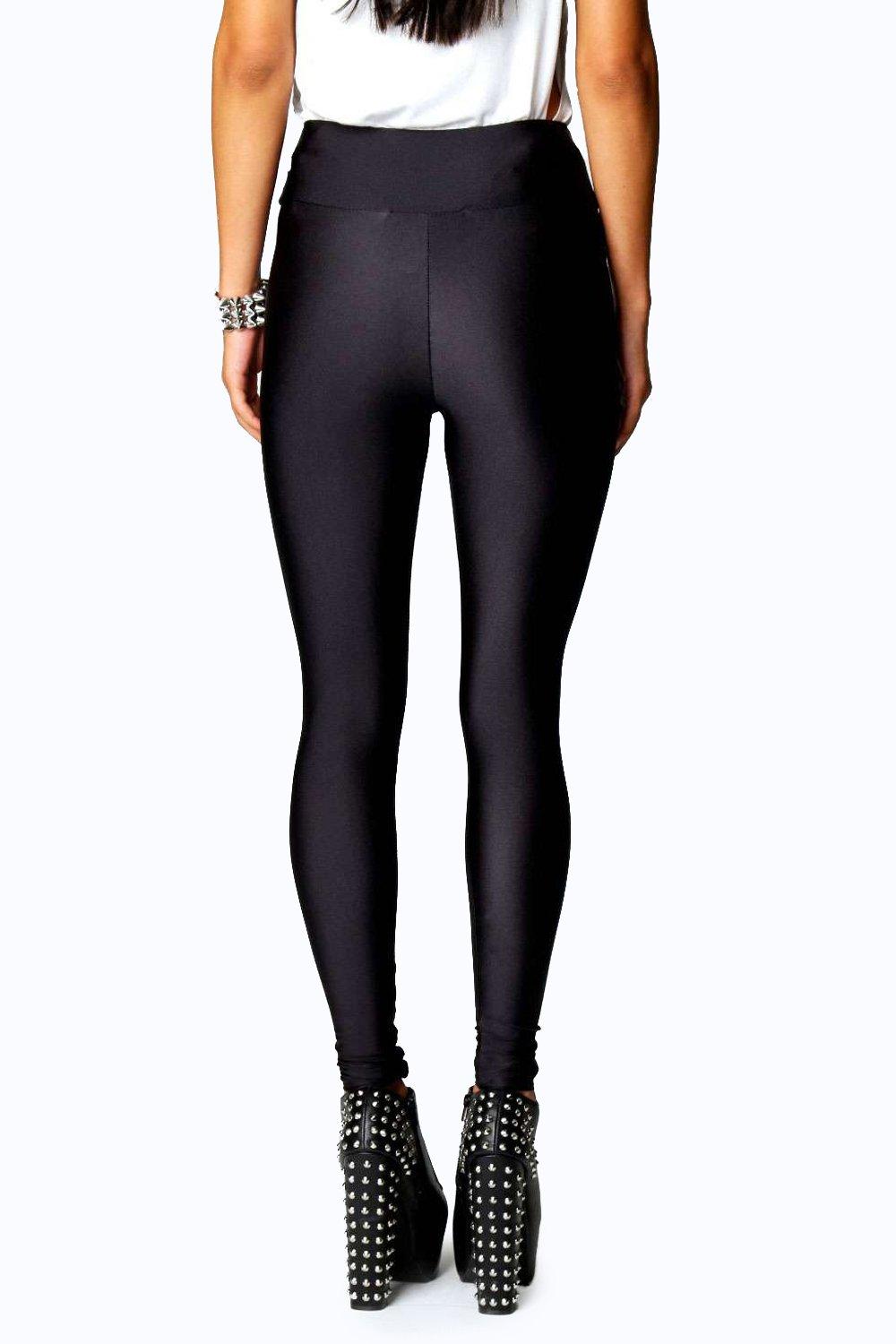 Black Disco High Waisted Leggings