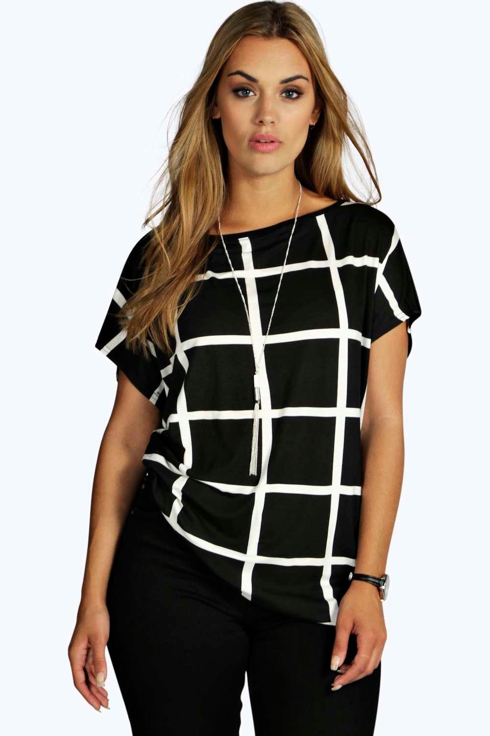 boohoo plus size shirts