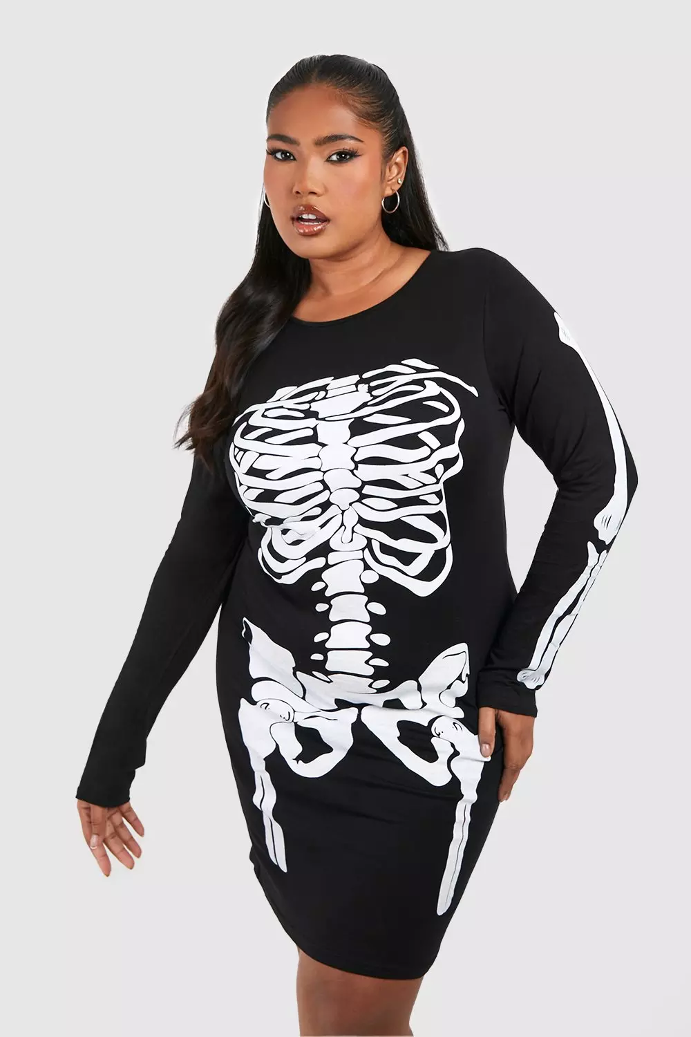 Boohoo 2025 skeleton dress