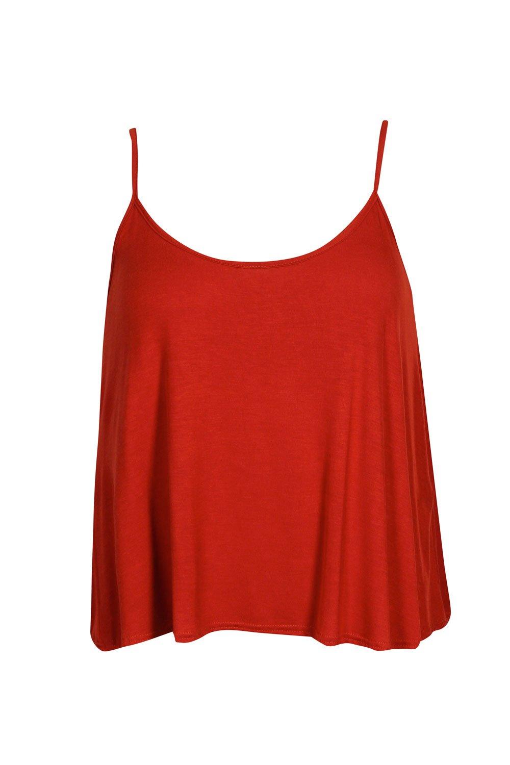 Red cami shop vest