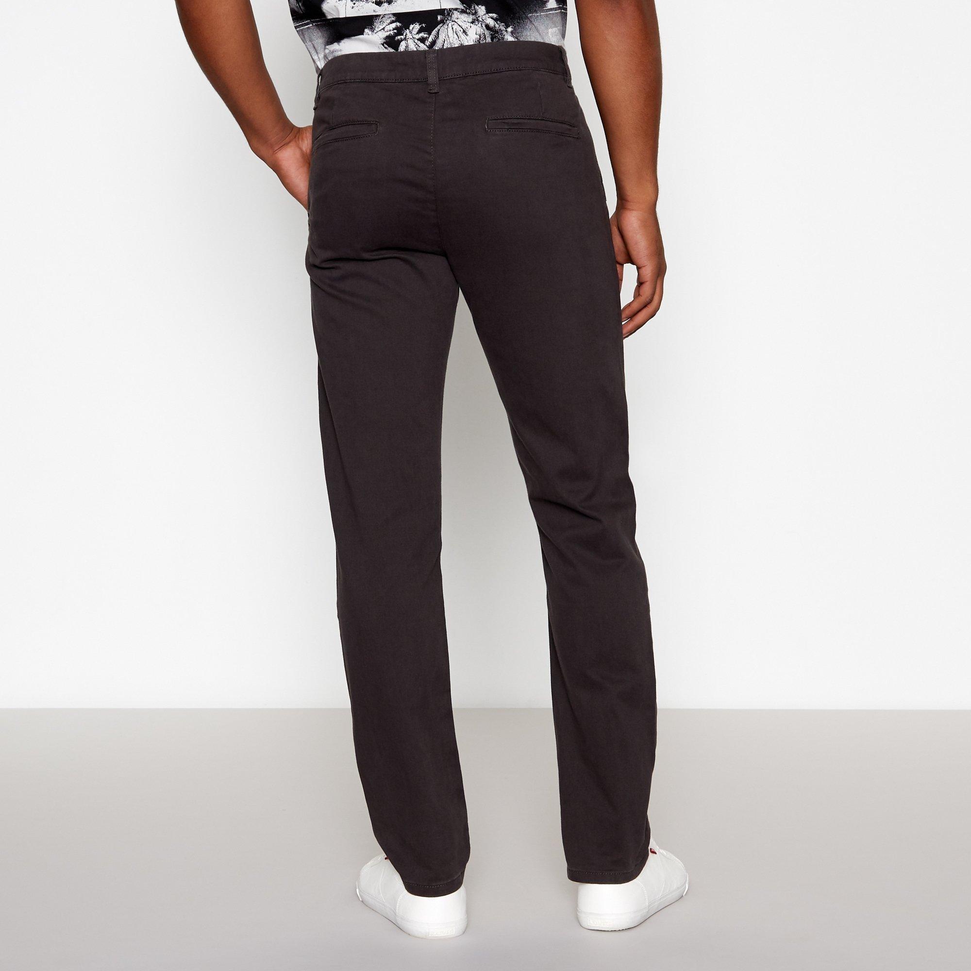 regular fit twill cargo trouser with cuff