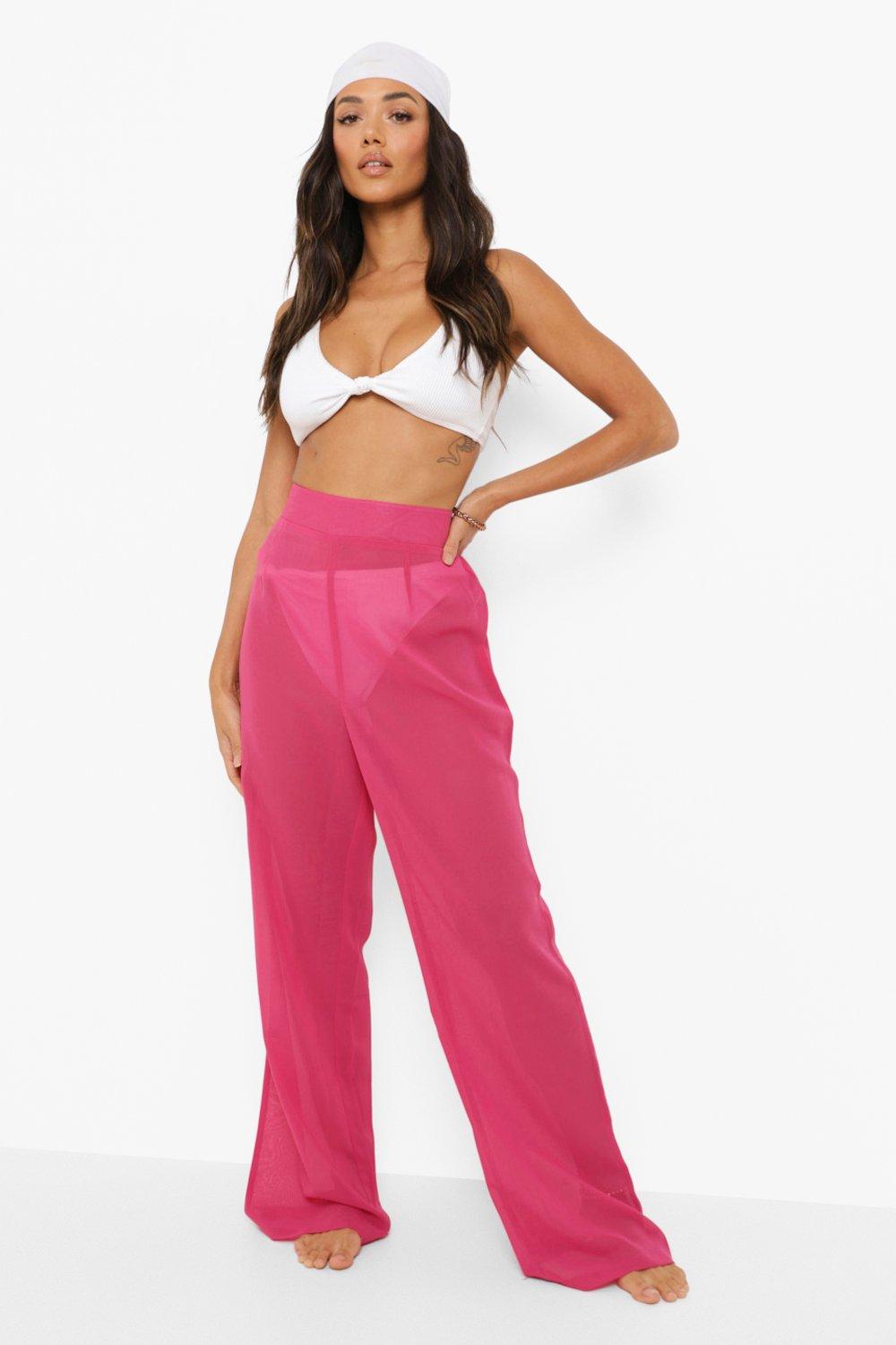 Pink sales beach pants