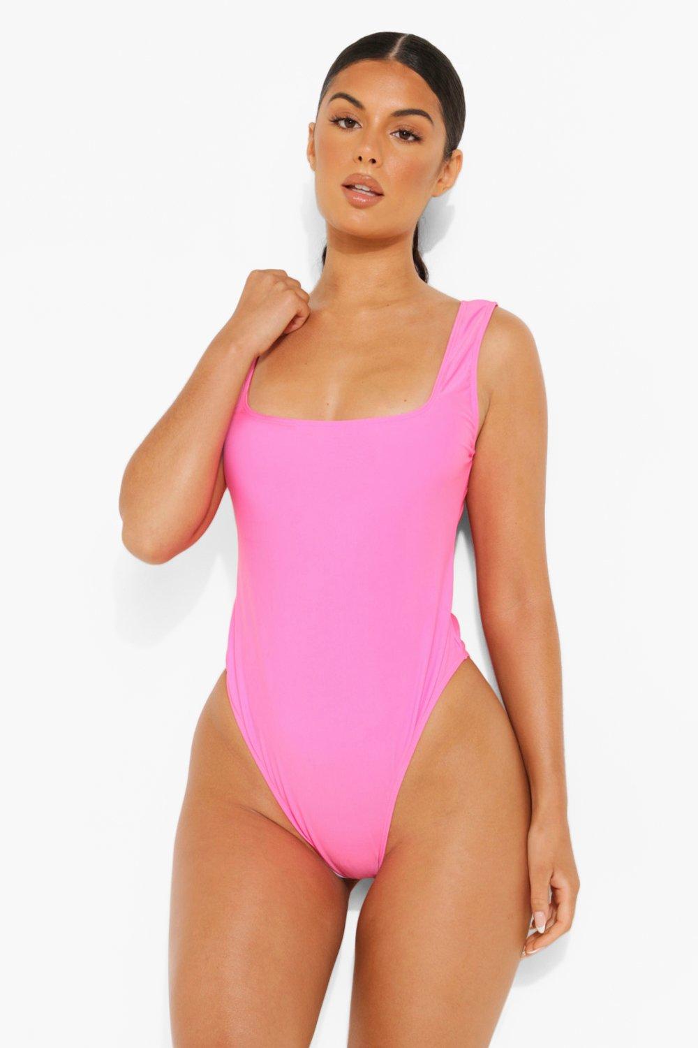 Boohoo high leg sales swimsuit