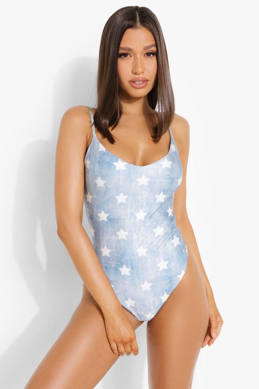 Blue Usa Swimsuit image number 1
