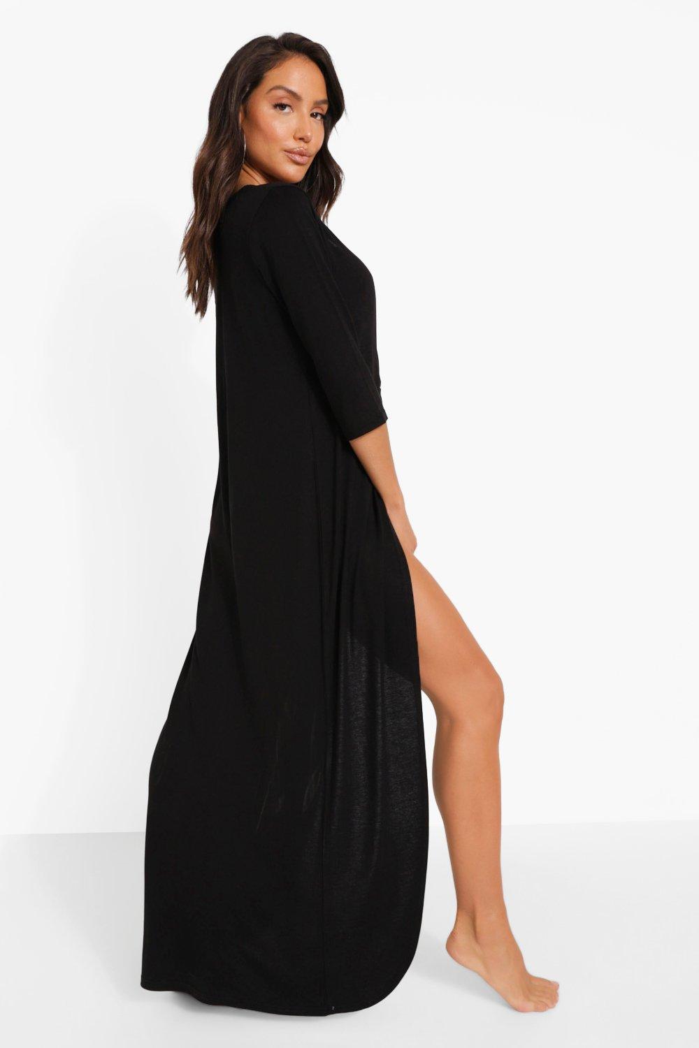 Women s Tie Front Beach Dress Boohoo UK