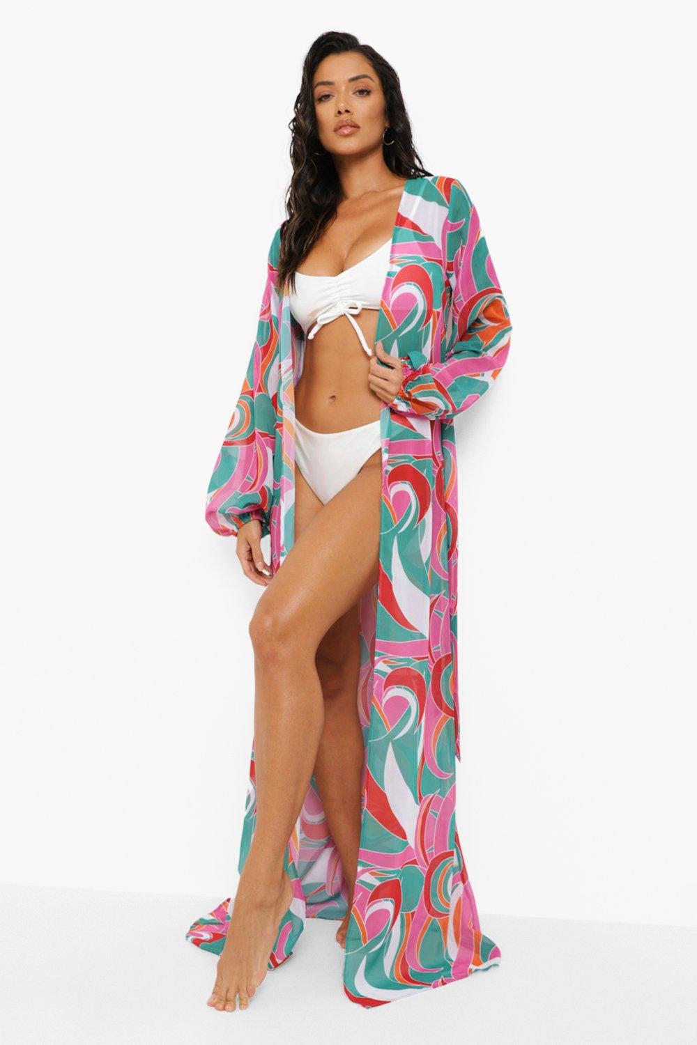 Maxi beach kimono sale