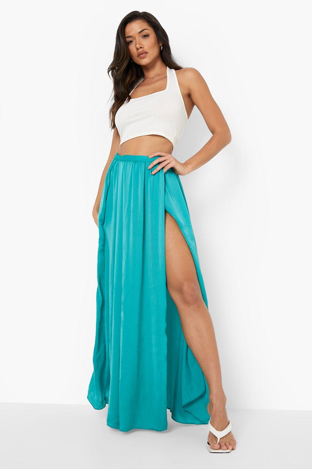 Mid length beach skirts best sale