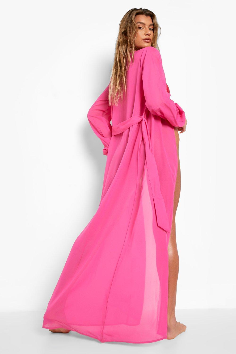 Chiffon maxi kimono hotsell