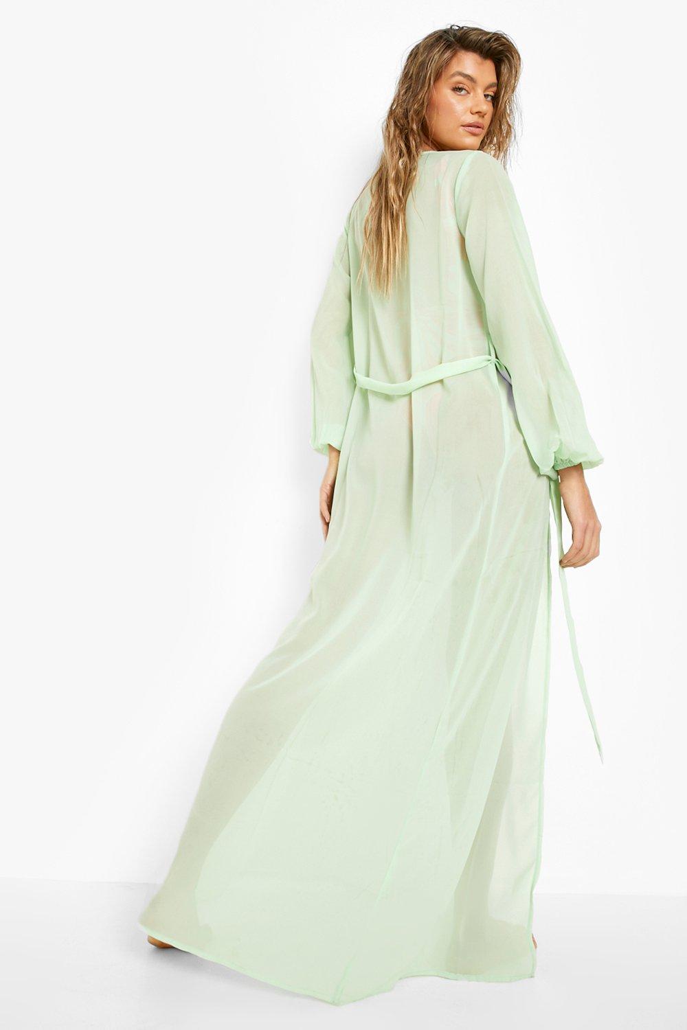 Chiffon maxi clearance kimono