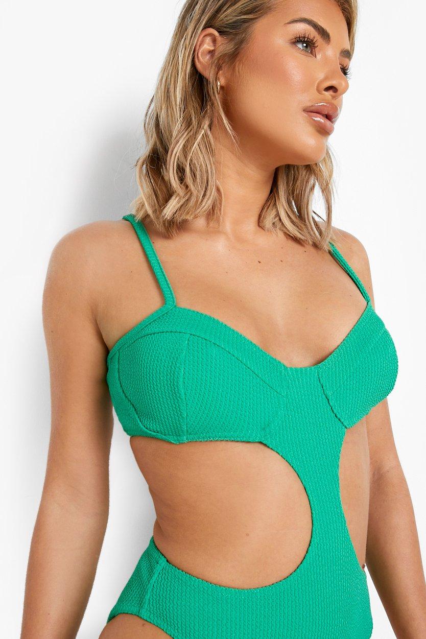 Boohoo cut out on sale swimsuit