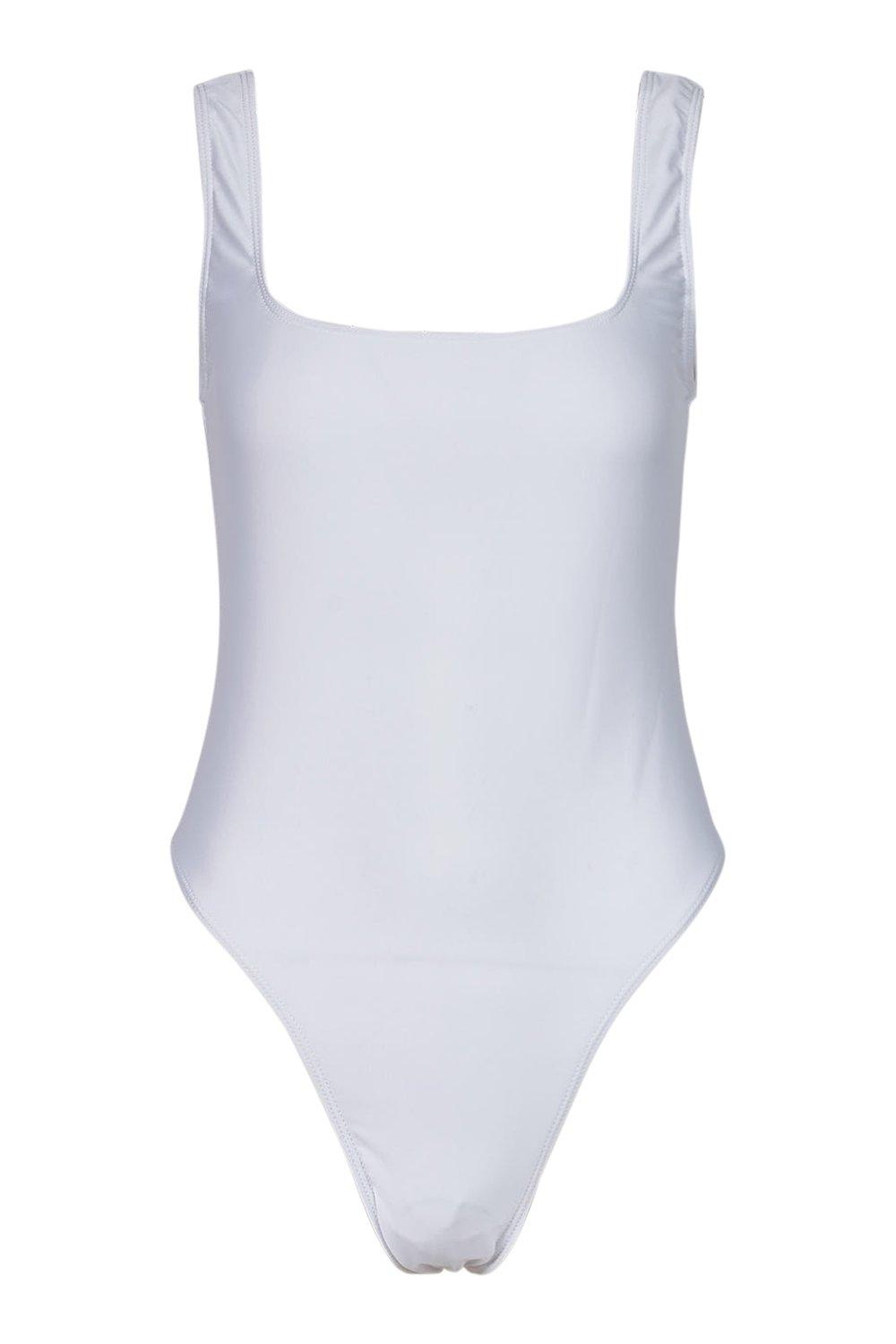 Women's Round Neck Swimsuits Color Block Athletic Swimwear Slimming Bathing  Suit White Bikini, Bu1, Small : : Clothing, Shoes & Accessories