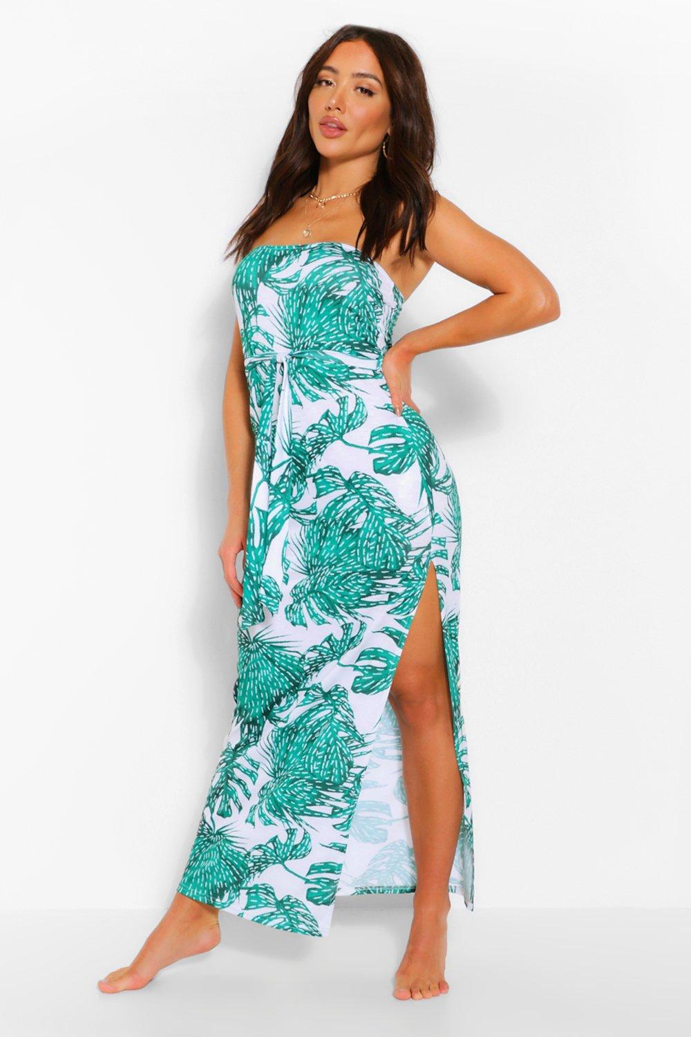 bandeau beach dress