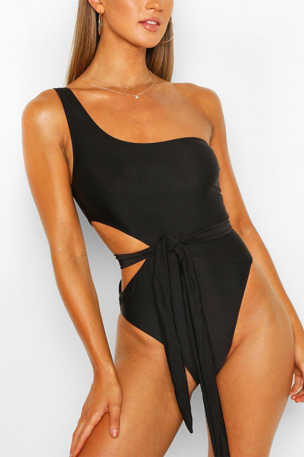 tie waist bathing suit