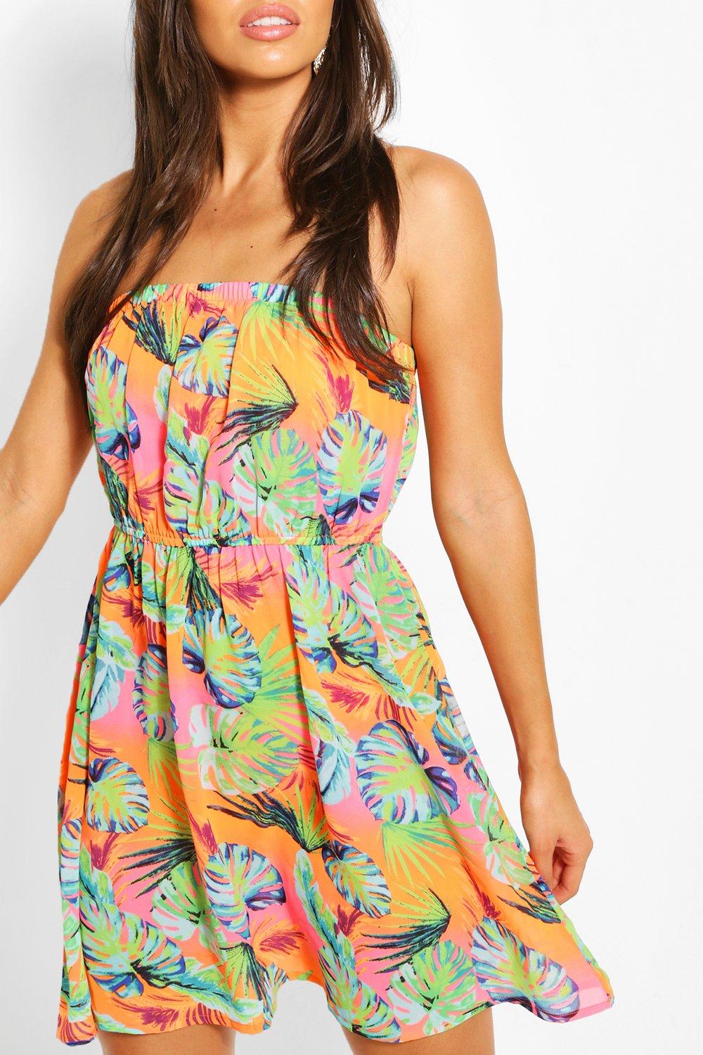 boohoo leaf dress